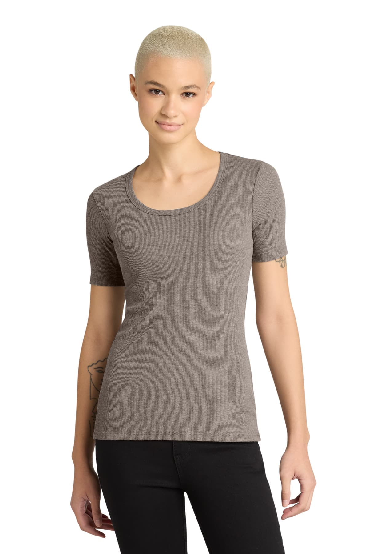 District District Women's V.I.T.Rib Scoop Neck Tee DT6020