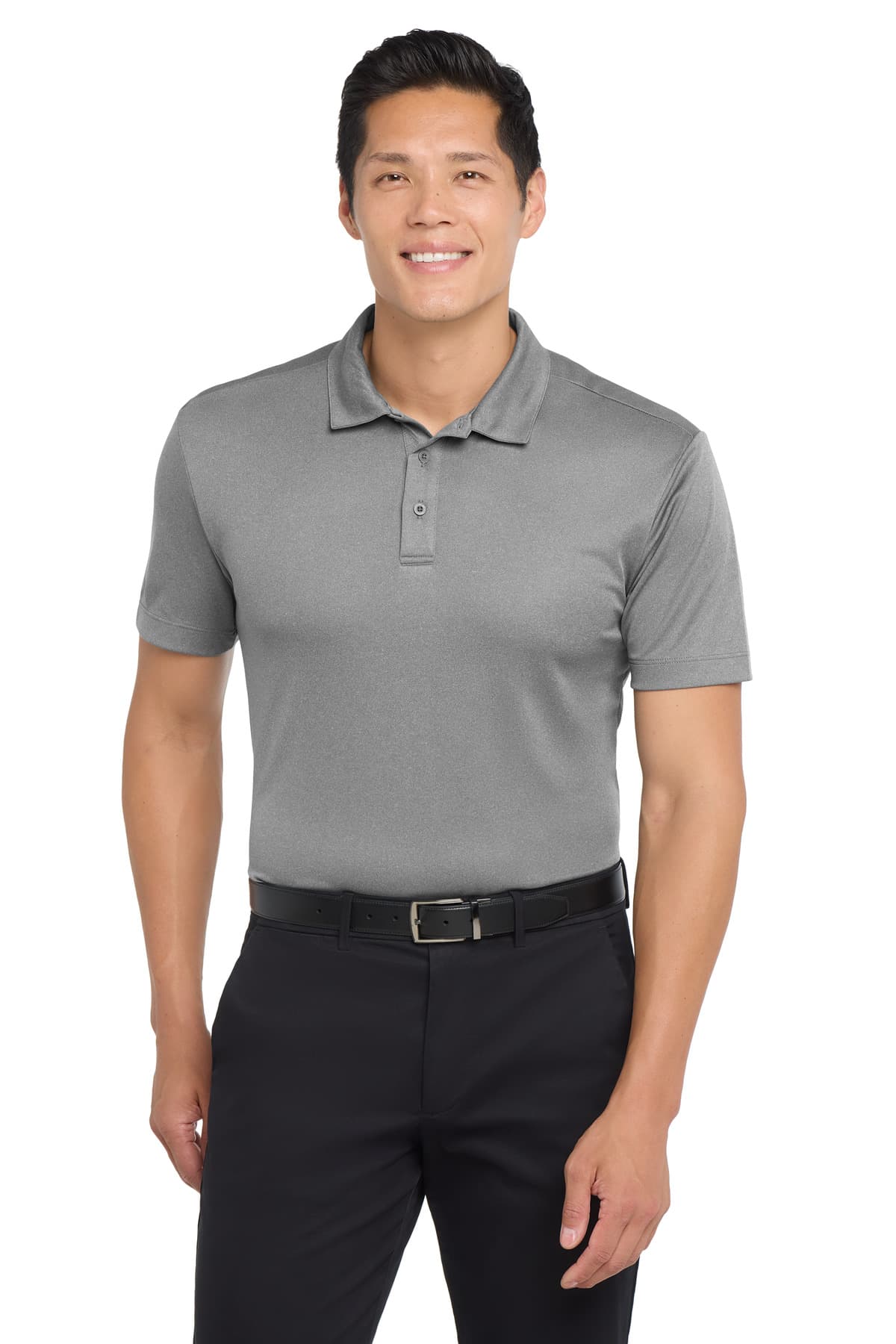 Port Authority Port Authority  Heathered Silk Touch  Performance Polo. K542