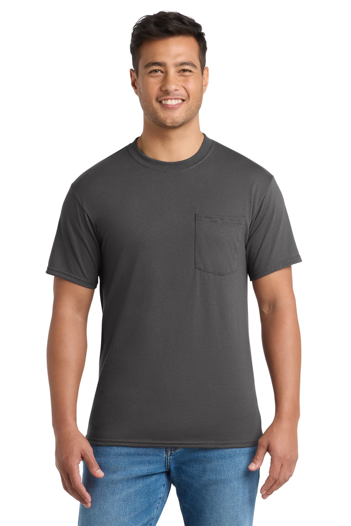 Port & Company Port & Co Tall Core Blend Pocket Tee. PC55PT