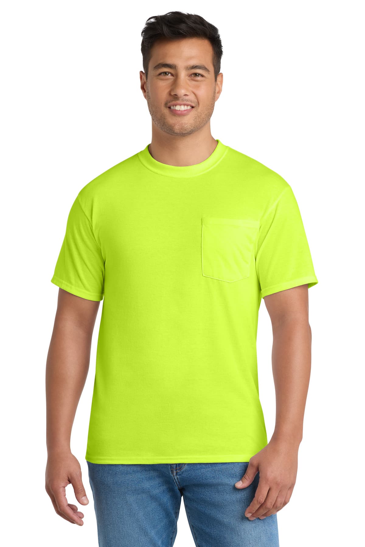 Port & Company Port & Co Tall Core Blend Pocket Tee. PC55PT