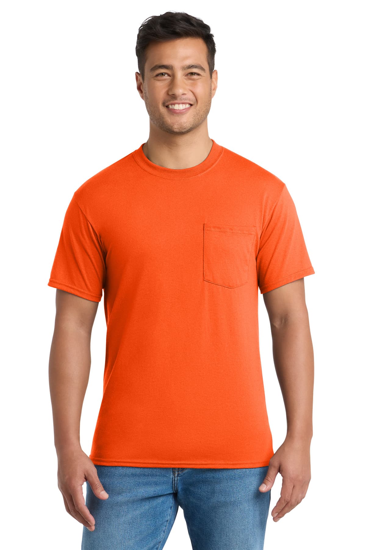 Port & Company Port & Co Tall Core Blend Pocket Tee. PC55PT