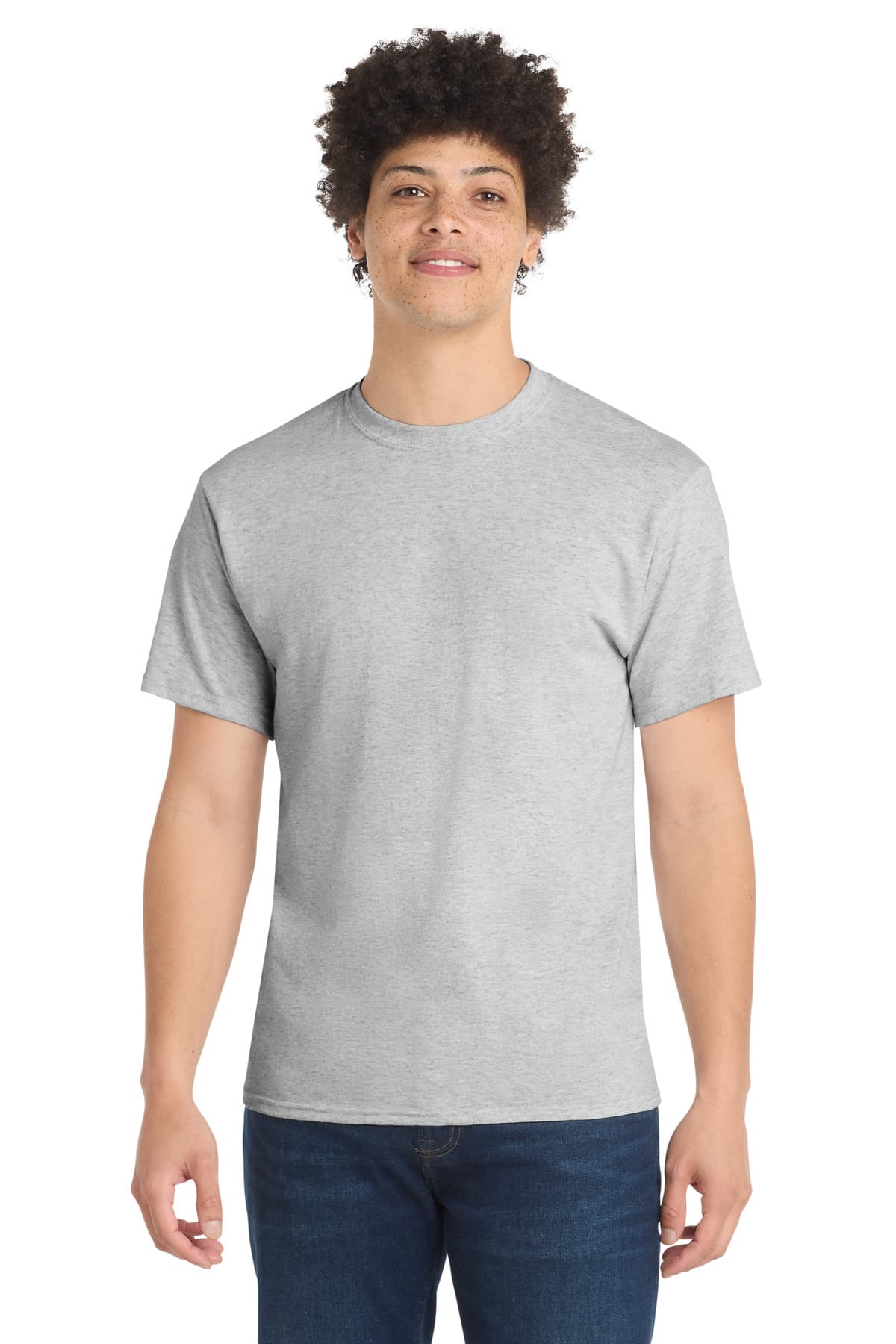 Port & Company Port & Co Core Blend Tee.  PC55 in Ash