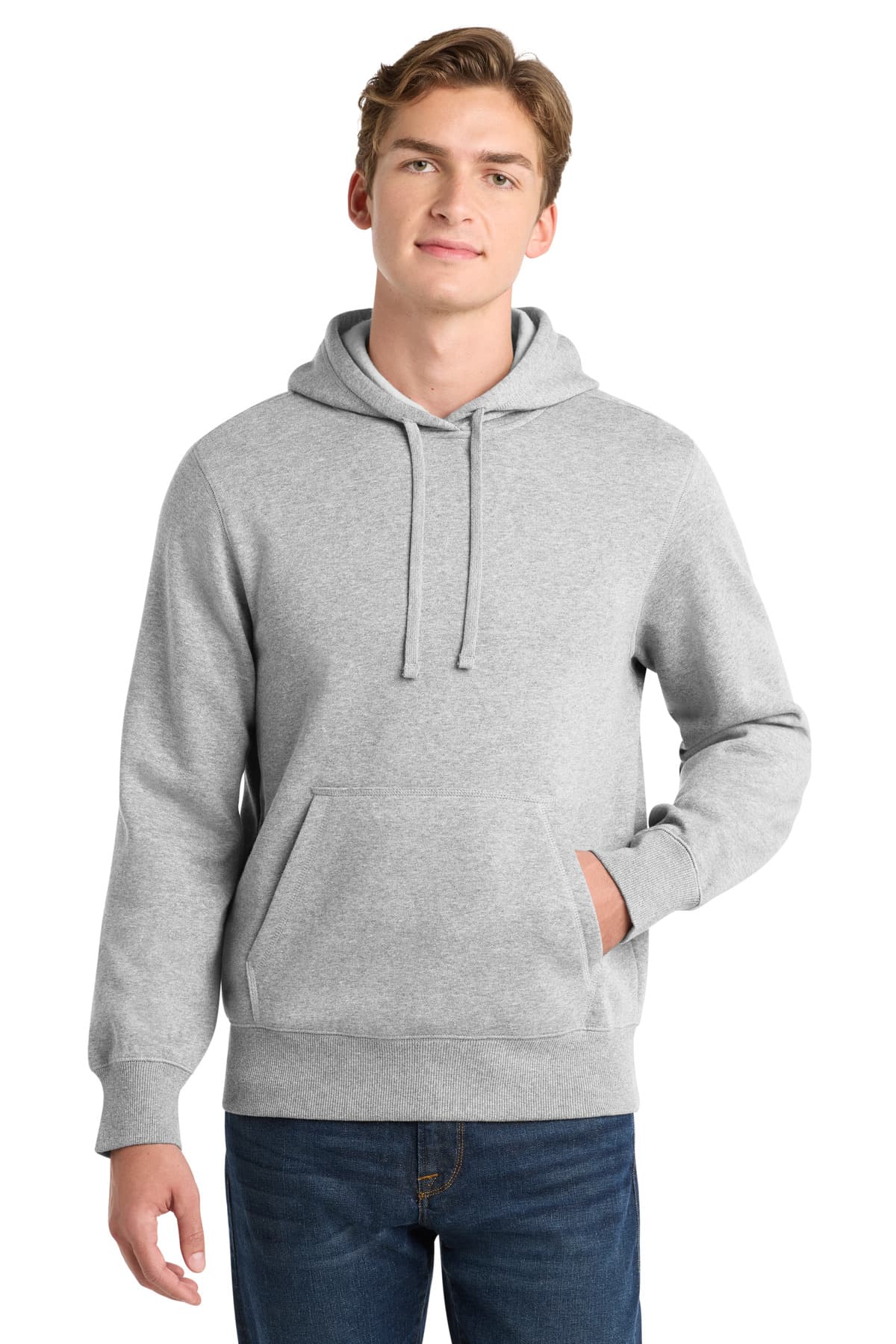 Sport-Tek Sport-Tek Pullover Hooded Sweatshirt. ST254 in Athletic Heather