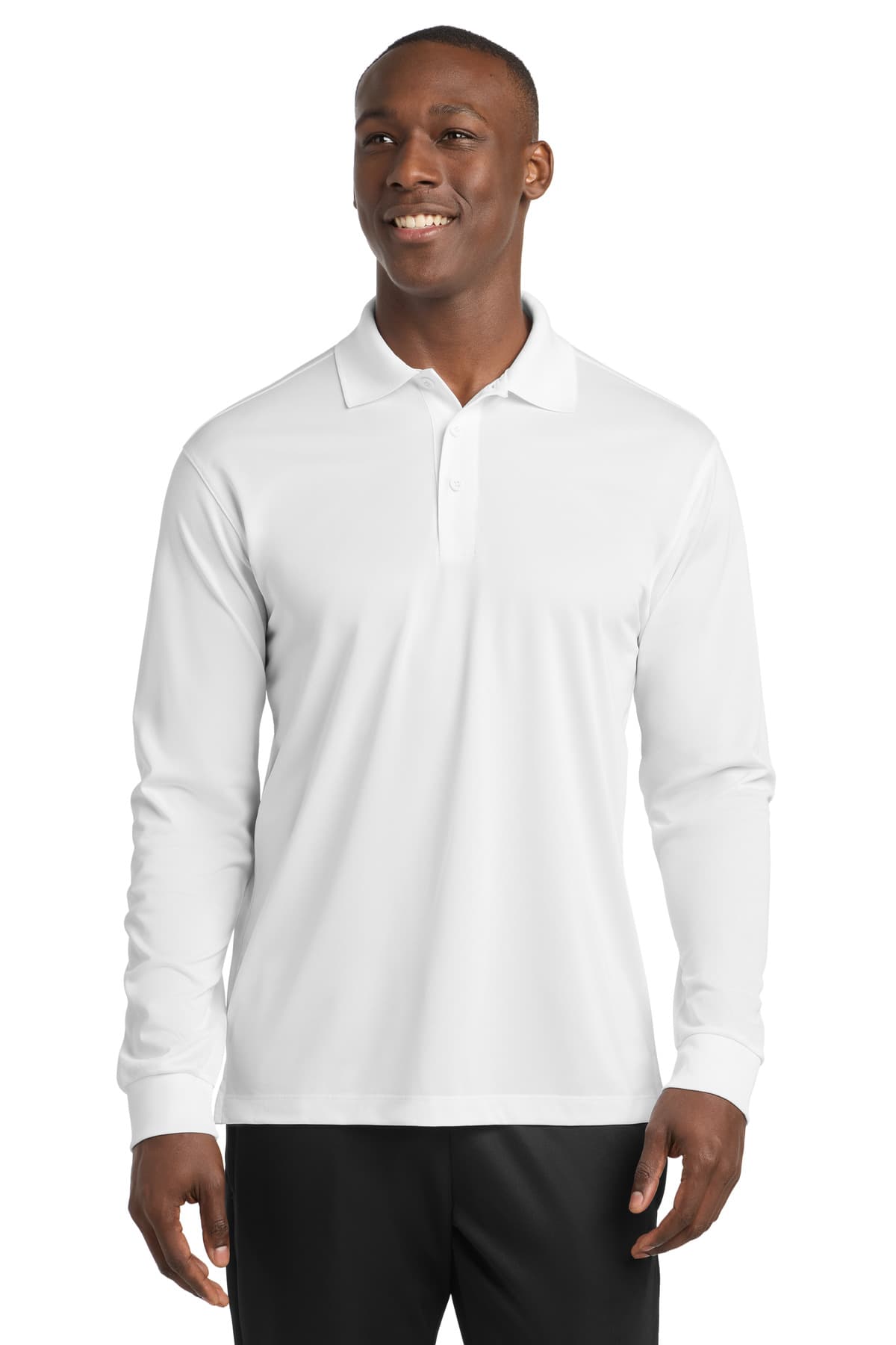 Sport-Tek Sport-Tek Long Sleeve Micropique Sport-Wick Polo. ST657