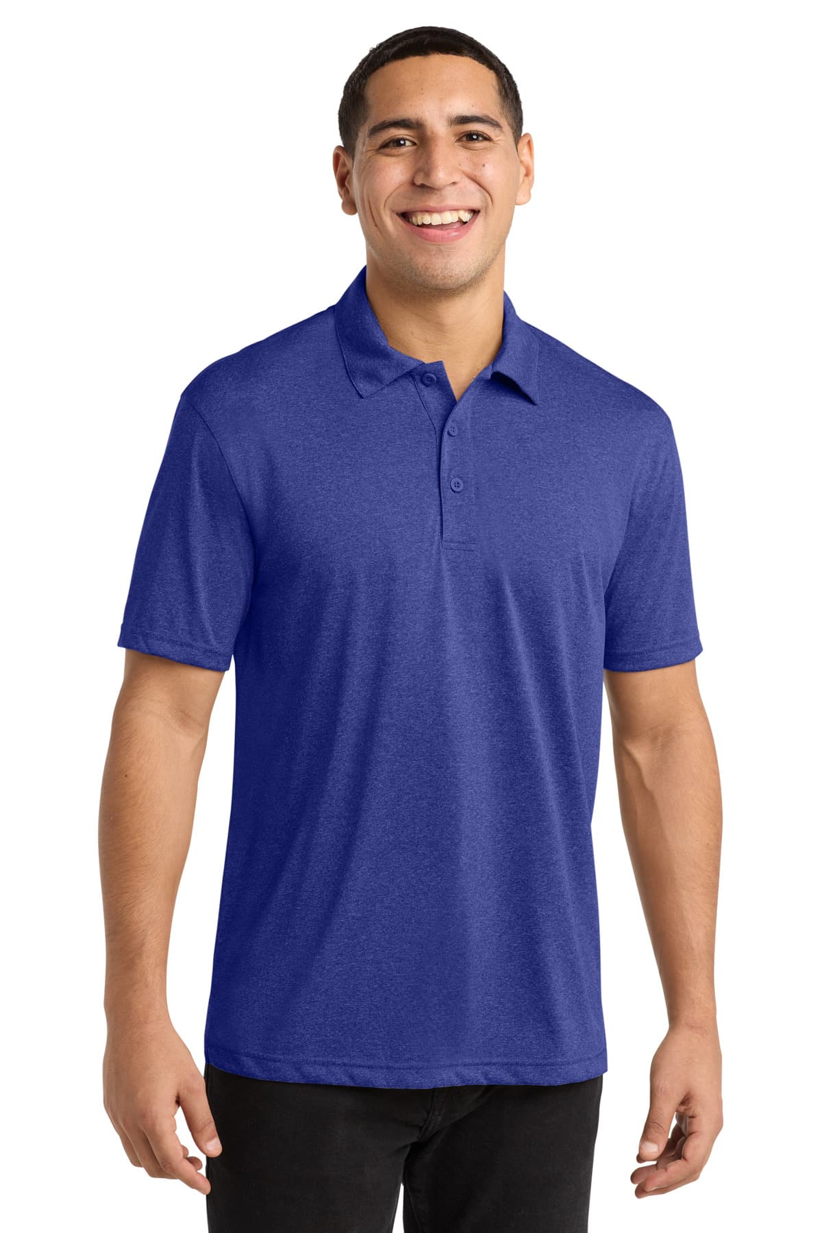 Sport-Tek Sport-Tek Heather Contender Polo. ST660