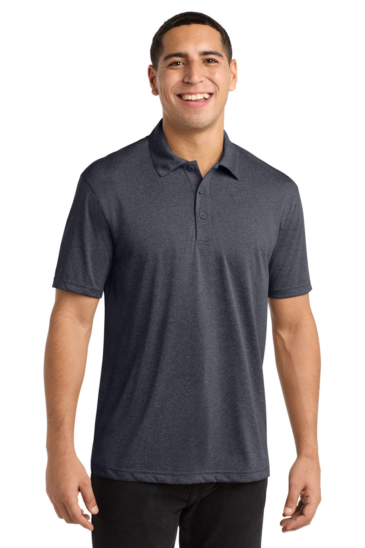 Sport-Tek Sport-Tek Heather Contender Polo. ST660