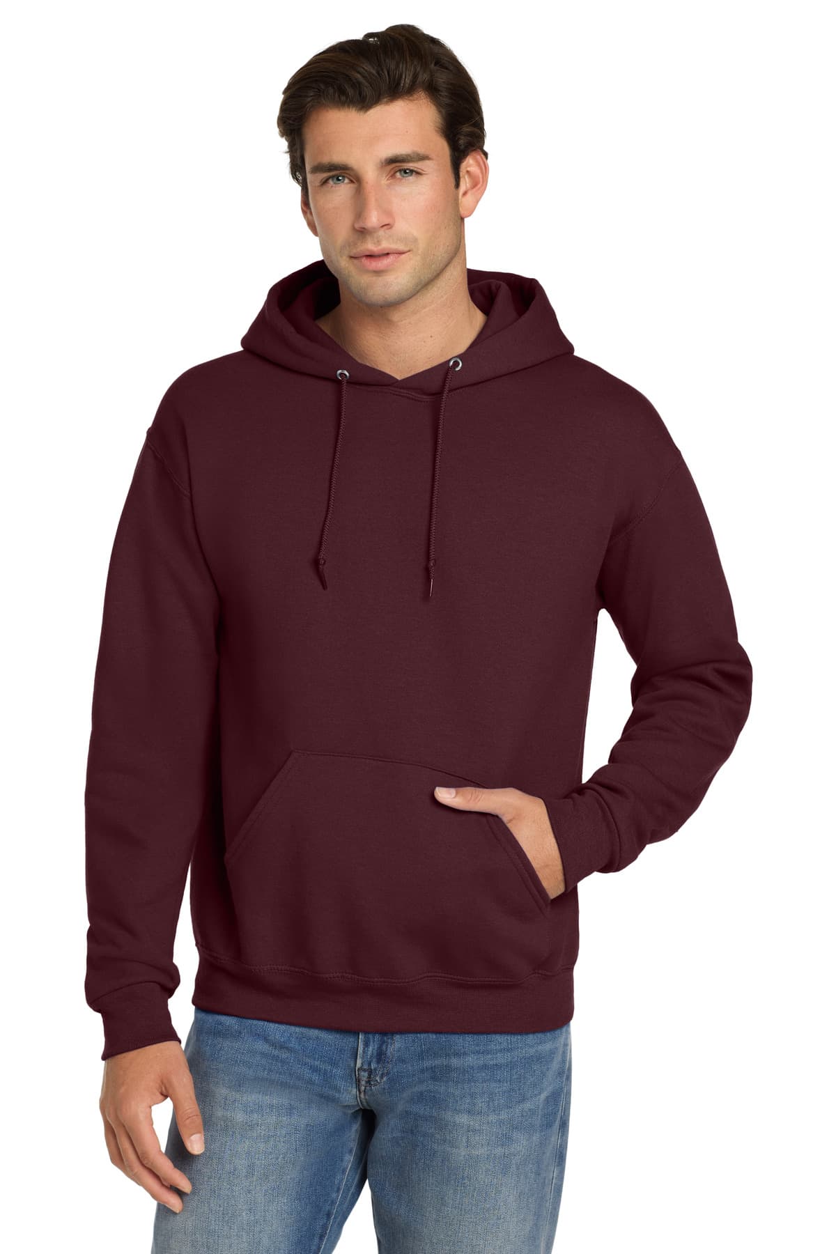 Jerzees Jerzees Super Sweats NuBlend - Pullover Hooded Sweatshirt.  4997M