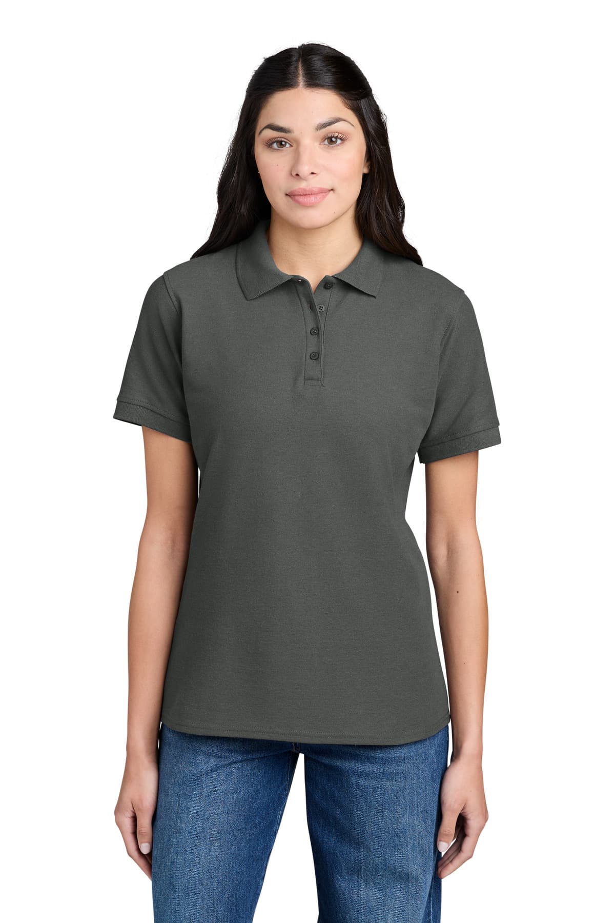 Port & Company Port & Co Women's Core Blend Pique Polo. LKP155