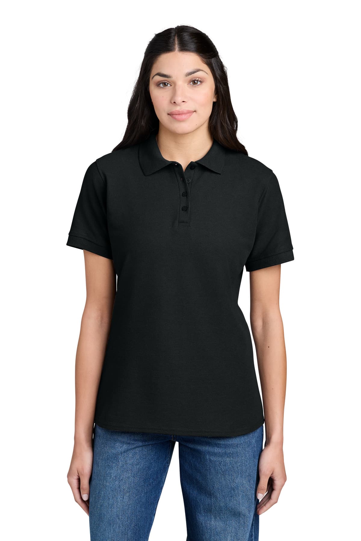 Port & Company Port & Co Women's Core Blend Pique Polo. LKP155