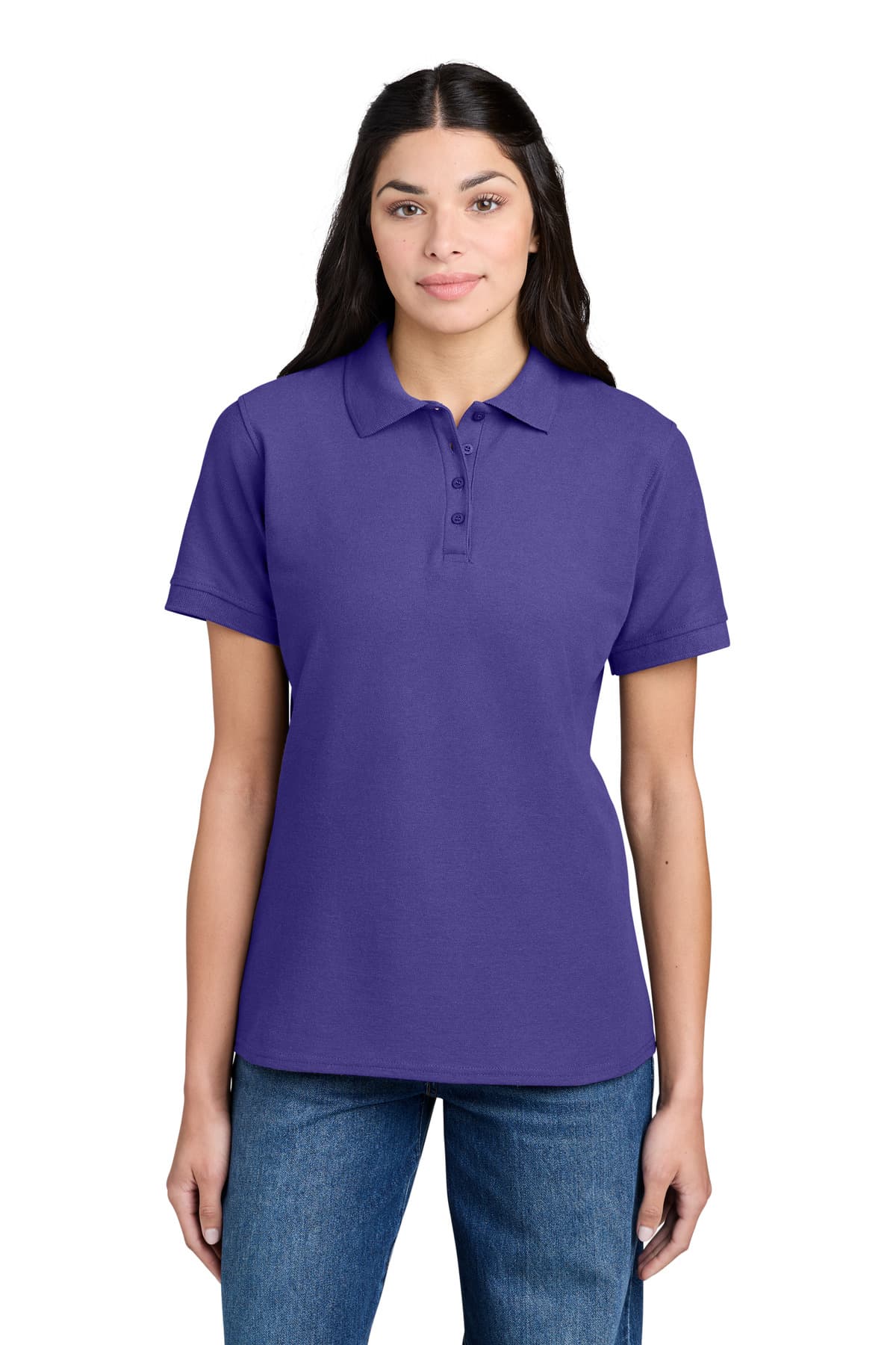 Port & Company Port & Co Women's Core Blend Pique Polo. LKP155