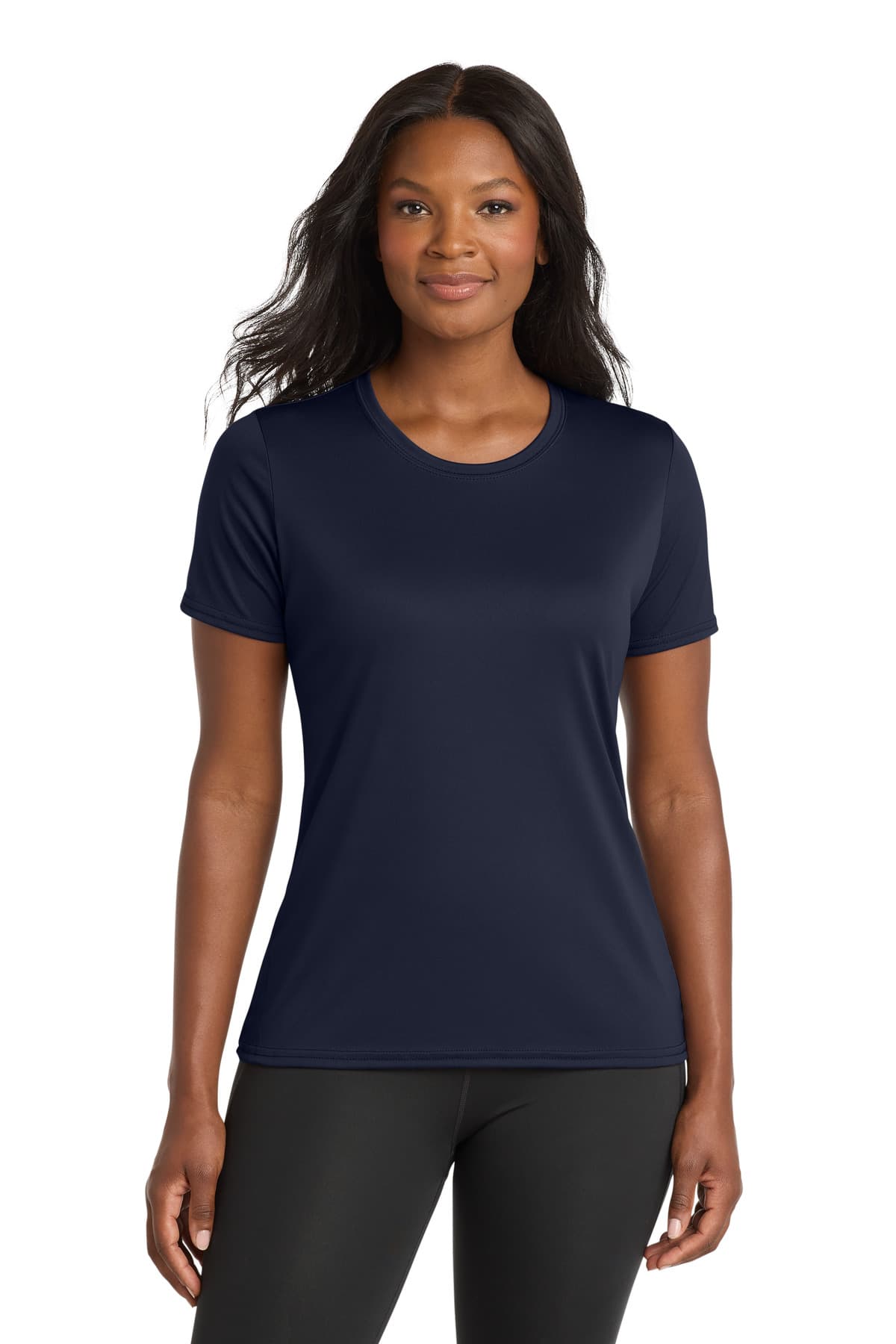 Port & Company Port & Co Women's Performance Tee. LPC380 in Deep Navy