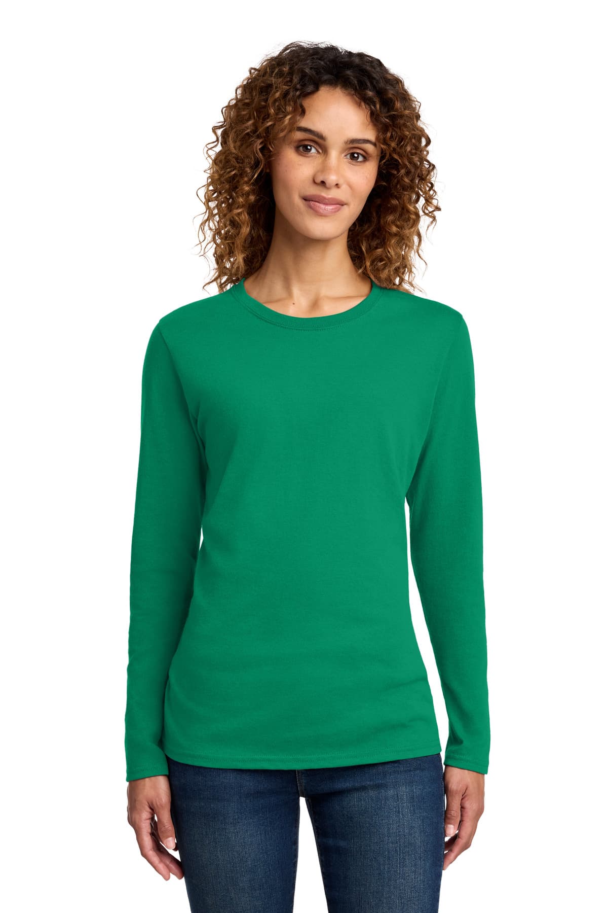 Port & Company Port & Co Women's Long Sleeve Core Cotton Tee. LPC54LS