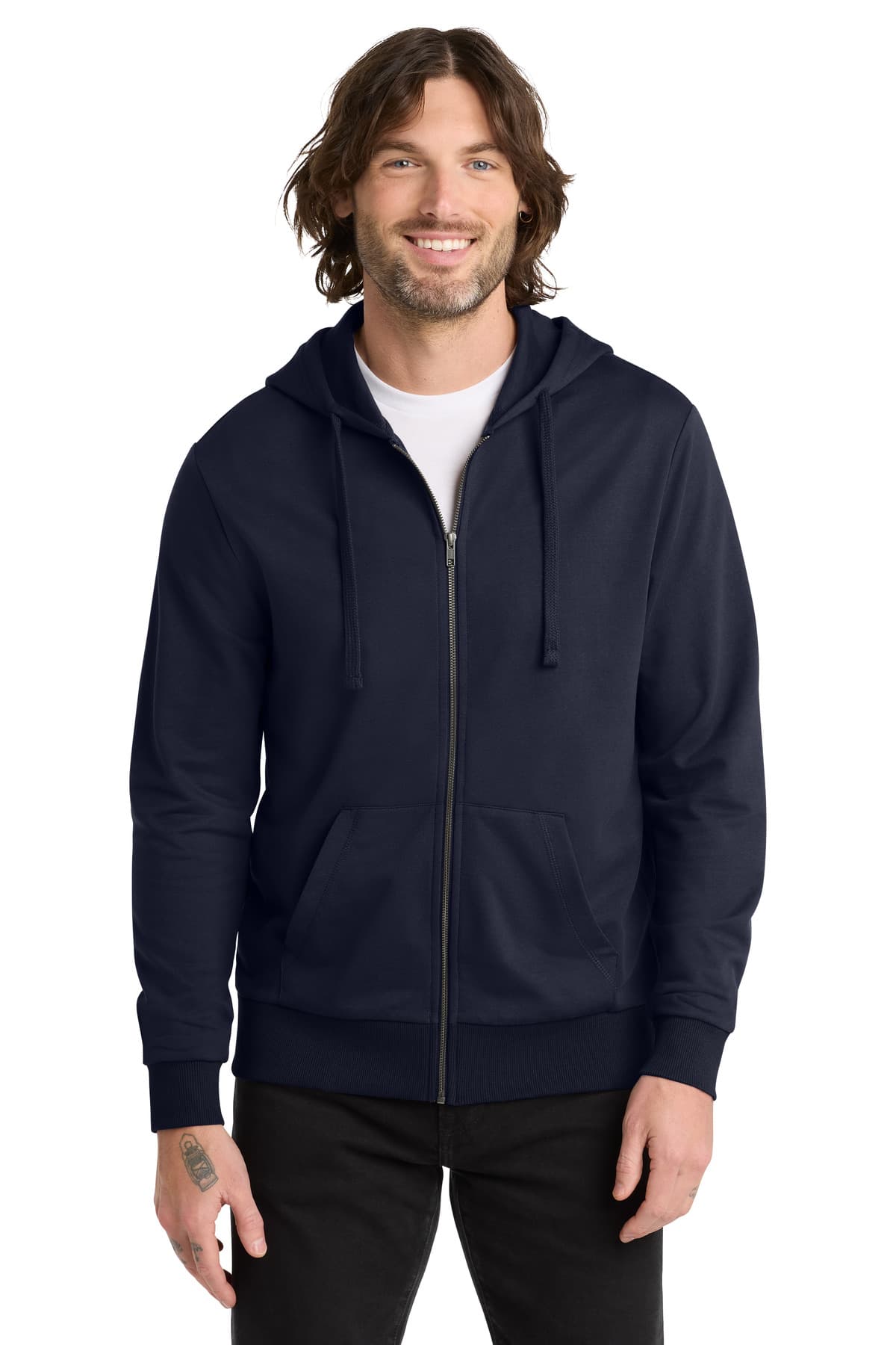 AllMade Allmade Unisex Organic French Terry Full-Zip Hoodie AL4002