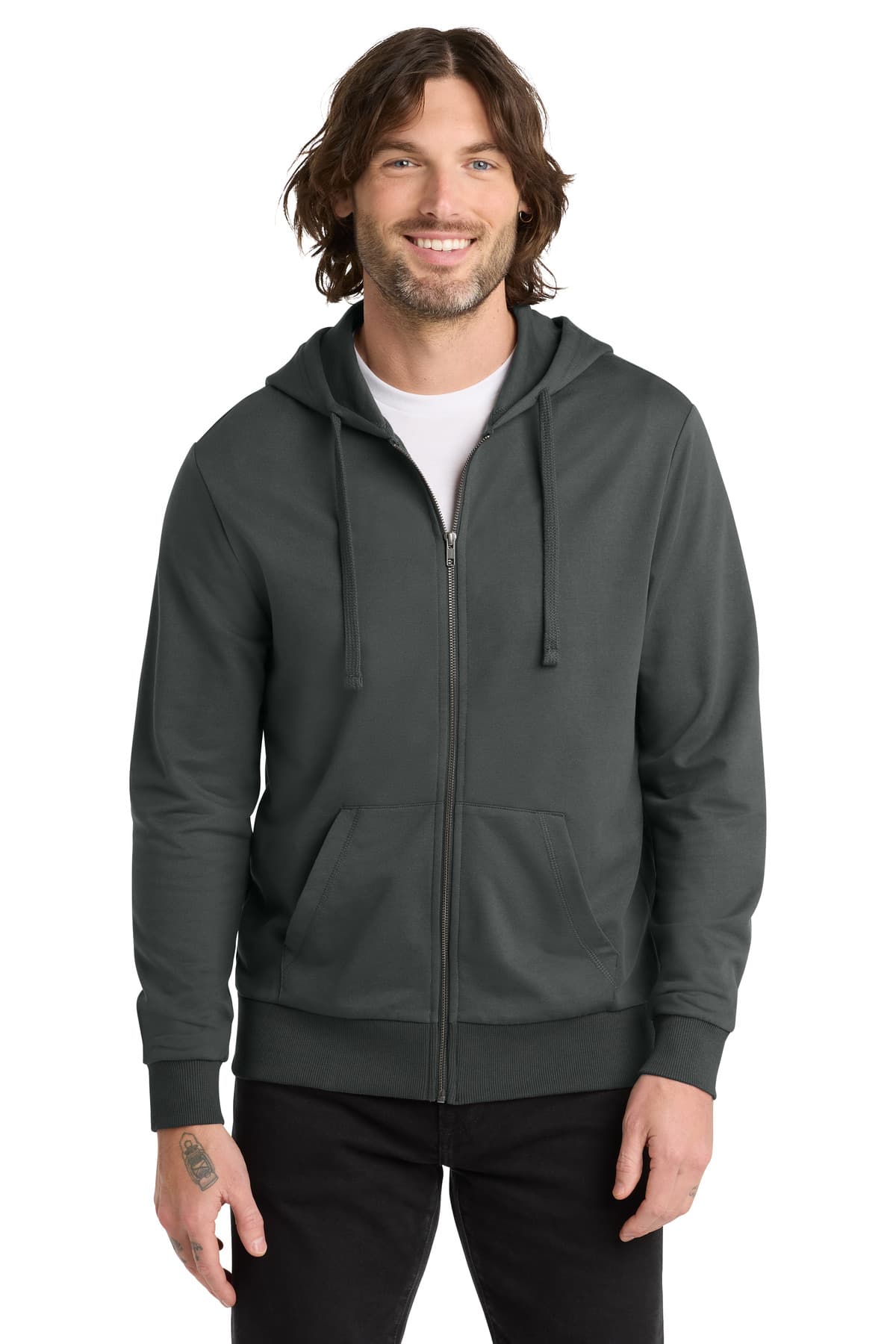 AllMade Allmade Unisex Organic French Terry Full-Zip Hoodie AL4002