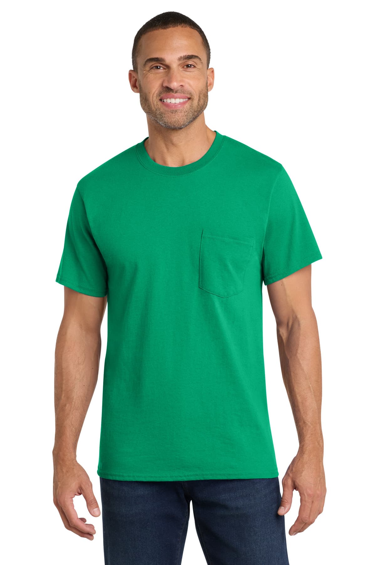 Port & Company Port & Co Core Cotton Pocket Tee. PC54P