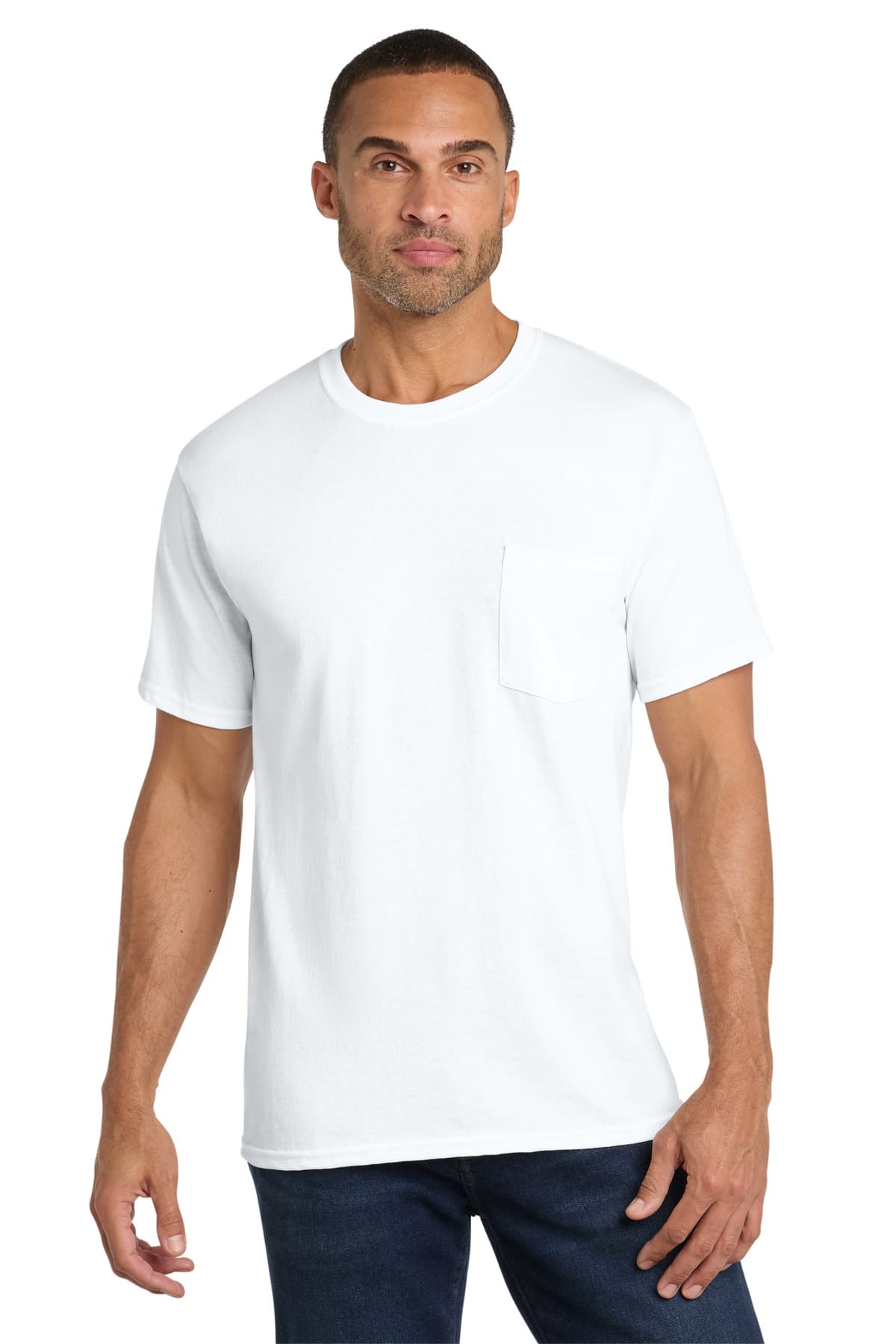 Port & Company Port & Co Core Cotton Pocket Tee. PC54P