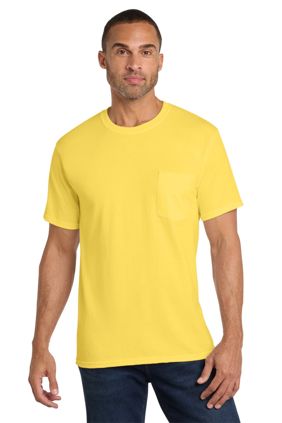 Port & Company Port & Co Core Cotton Pocket Tee. PC54P