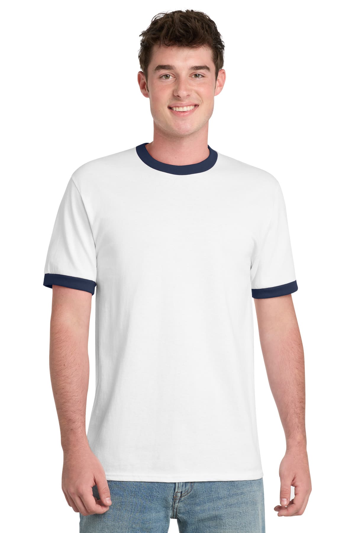 Port & Company Port & Co Core Cotton Ringer Tee.  PC54R