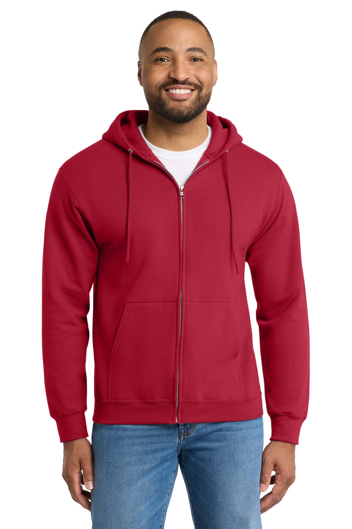 Port & Company Port & Co Essential Fleece Full-Zip Hooded Sweatshirt.  PC90ZH