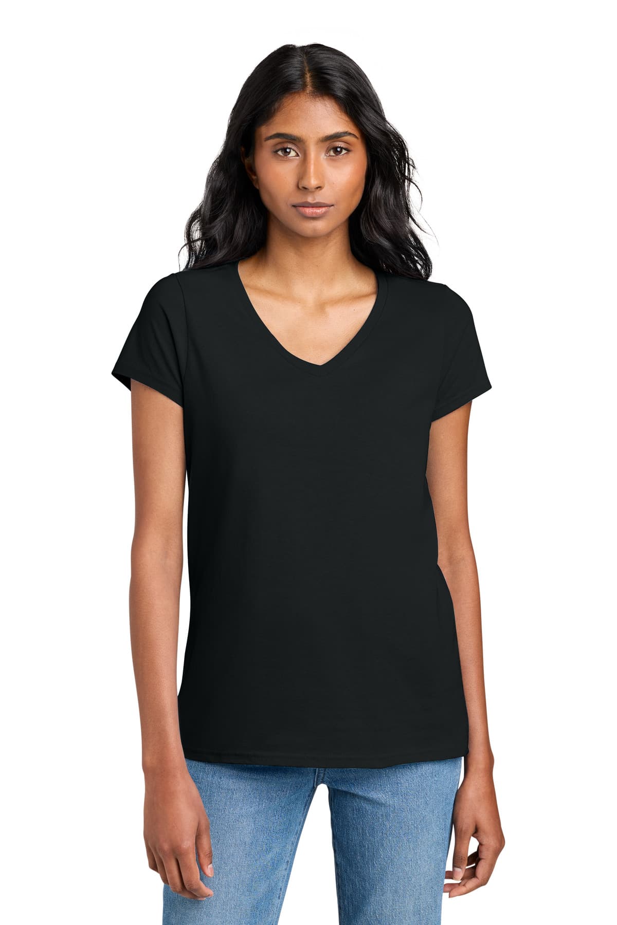 District District Women's The Concert Tee V-Neck DT5002