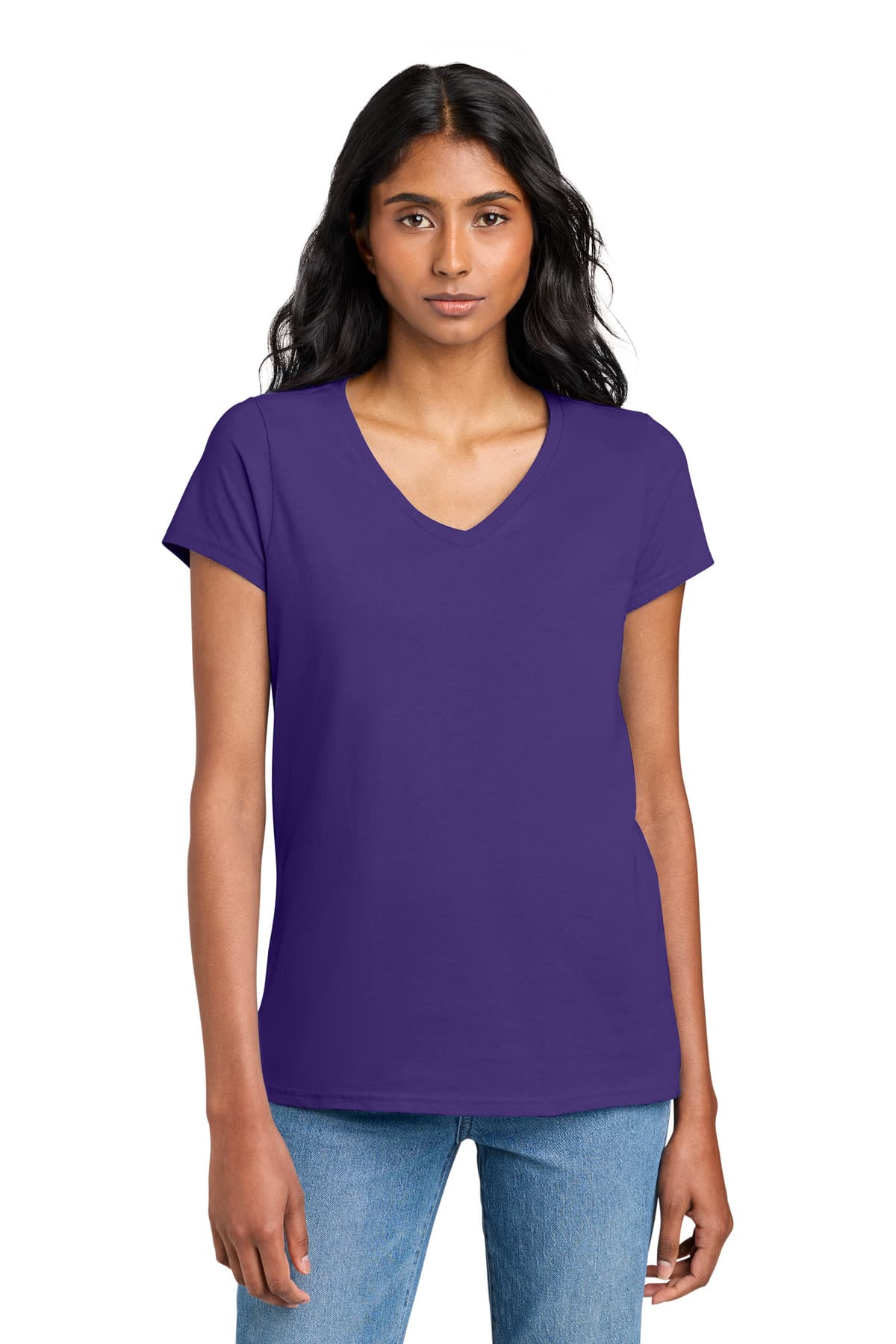 District District Women's The Concert Tee V-Neck DT5002