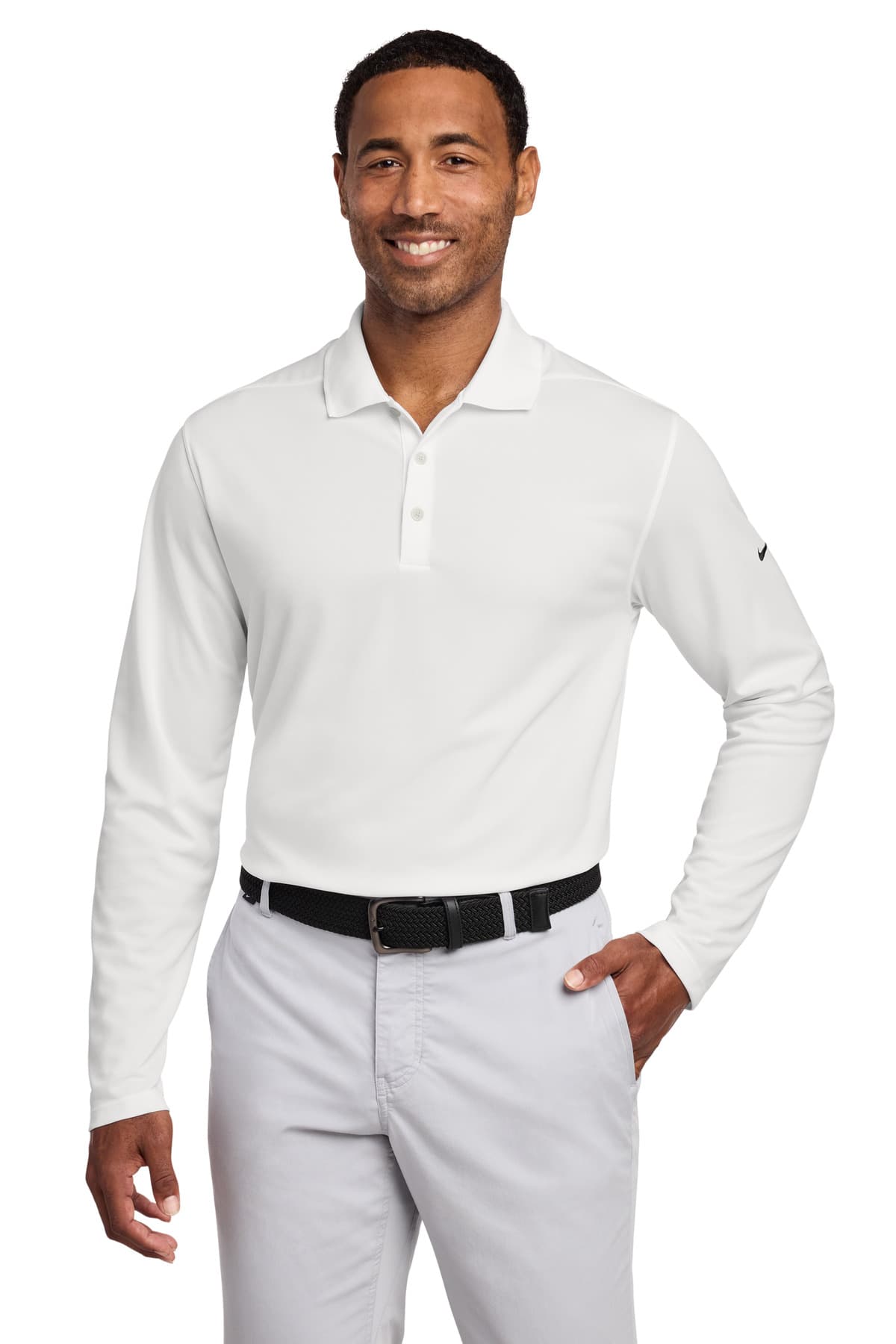 Nike Nike Dri-FIT Micro Pique 2.0 Long Sleeve Polo NKDC2104