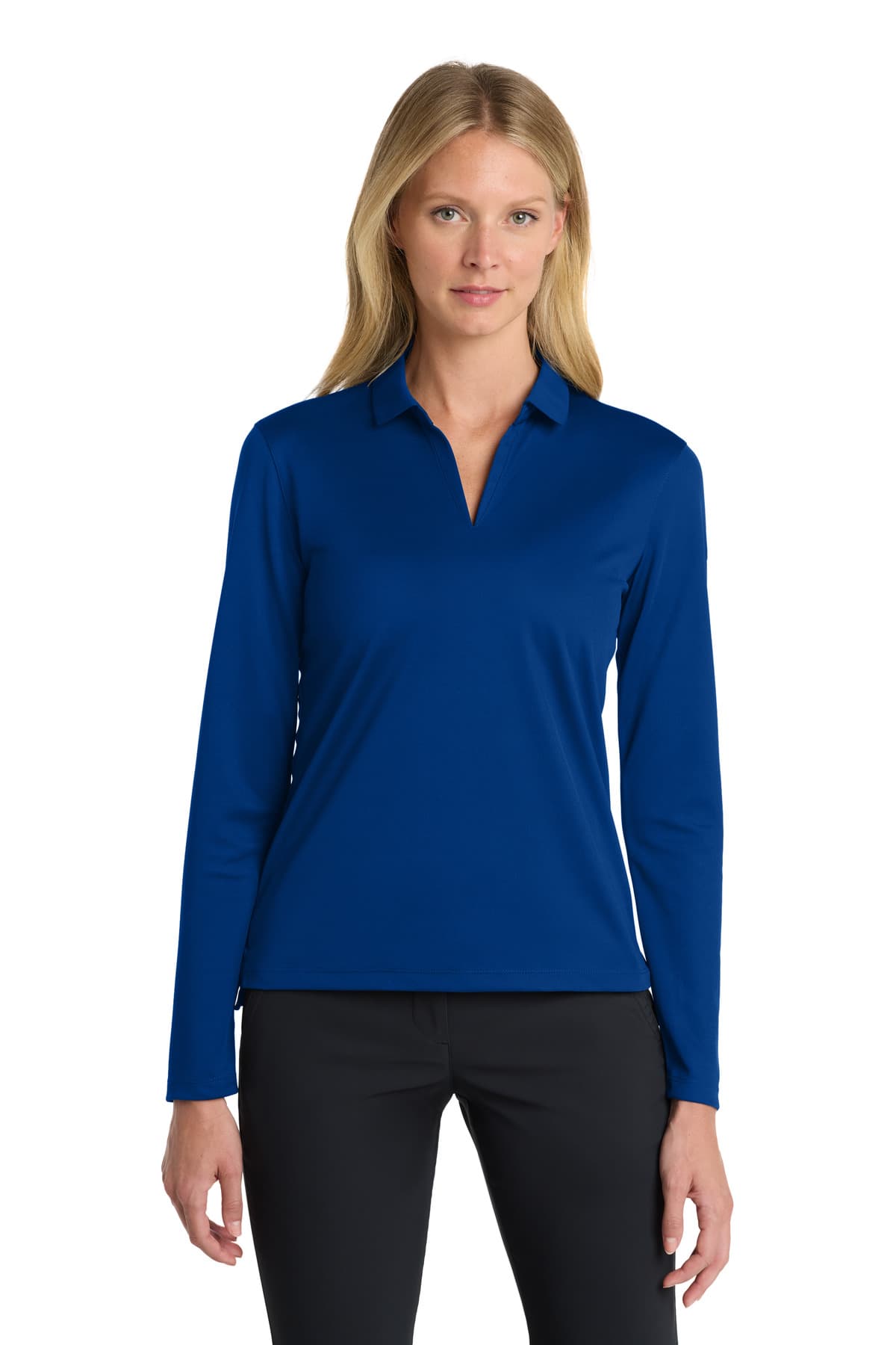 Nike Nike Women's Dri-FIT Micro Pique 2.0 Long Sleeve Polo NKDC2105