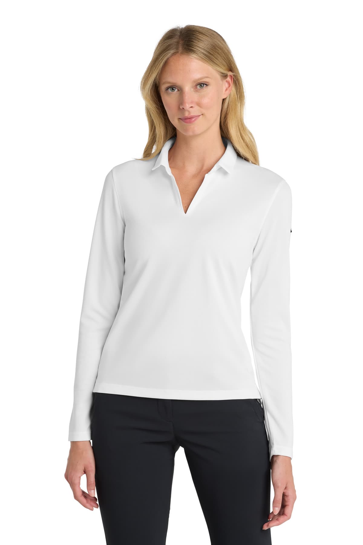 Nike Nike Women's Dri-FIT Micro Pique 2.0 Long Sleeve Polo NKDC2105
