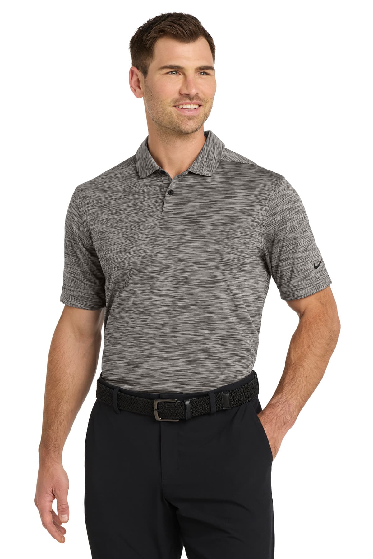 Nike Nike Dri-FIT Vapor Space Dyed Polo NKDC2109 in Anthracite