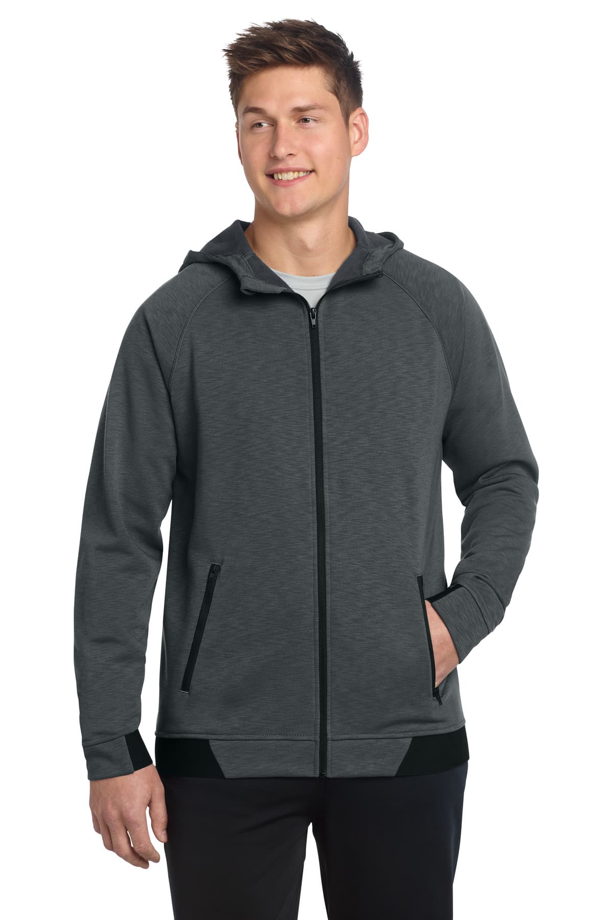 Sport-Tek Sport-Tek PosiCharge Strive Hooded Full-Zip ST570