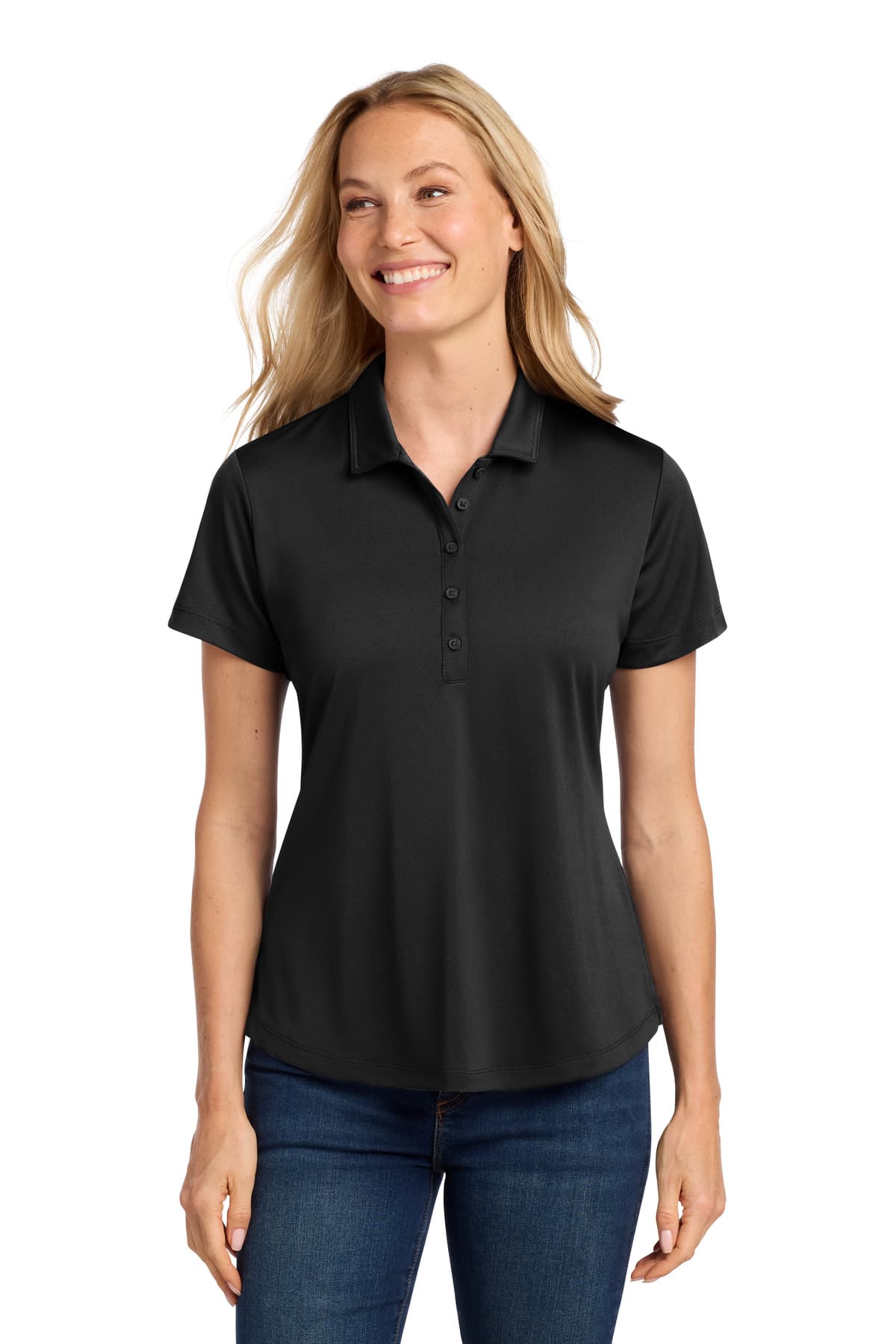Port Authority Port Authority Women's C-FREE Snag-Proof Polo LK864 in Deep Black