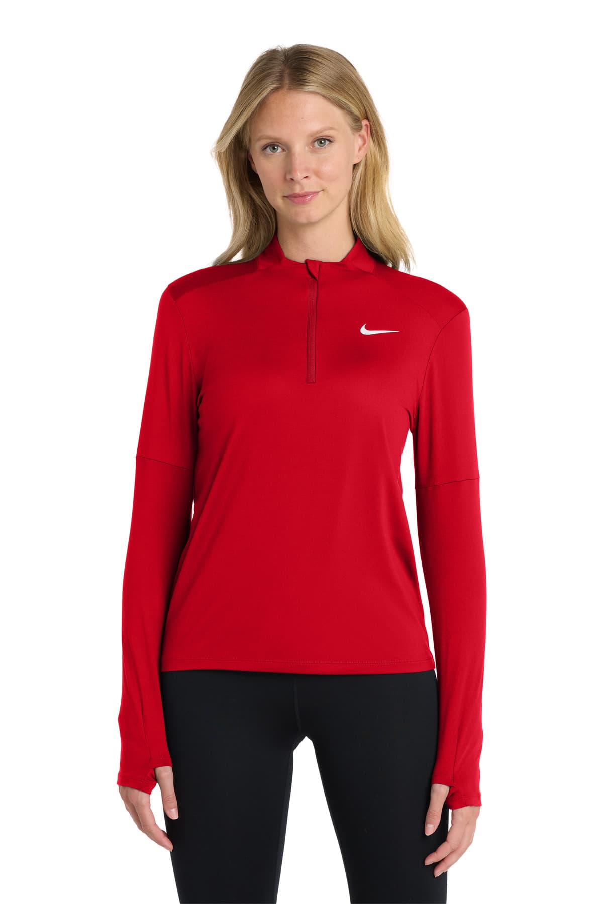 Nike Nike Women's Dri-FIT Element 1/2-Zip Top NKDH4951 in Scarlet