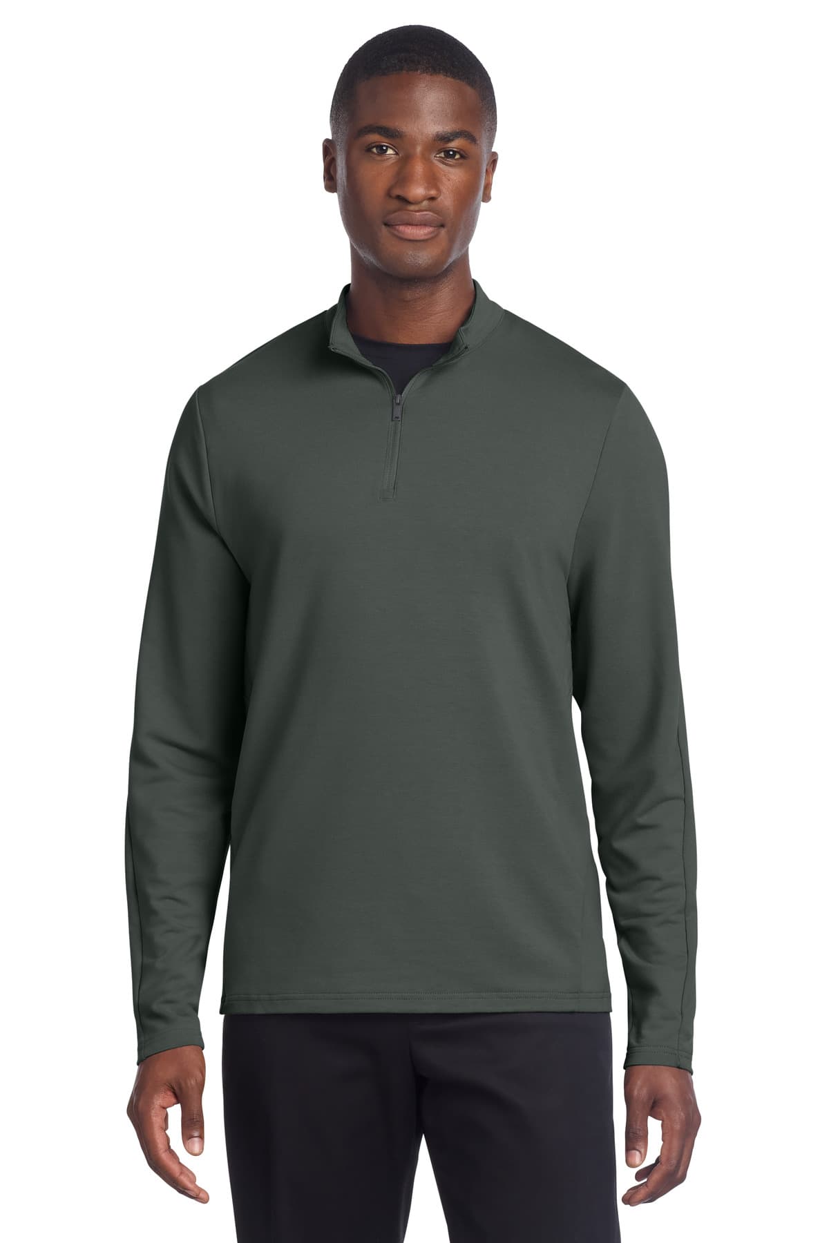 Mercer+Mettle Mercer+Mettle Stretch 1/4-Zip Pullover MM3010 in Anchor Grey