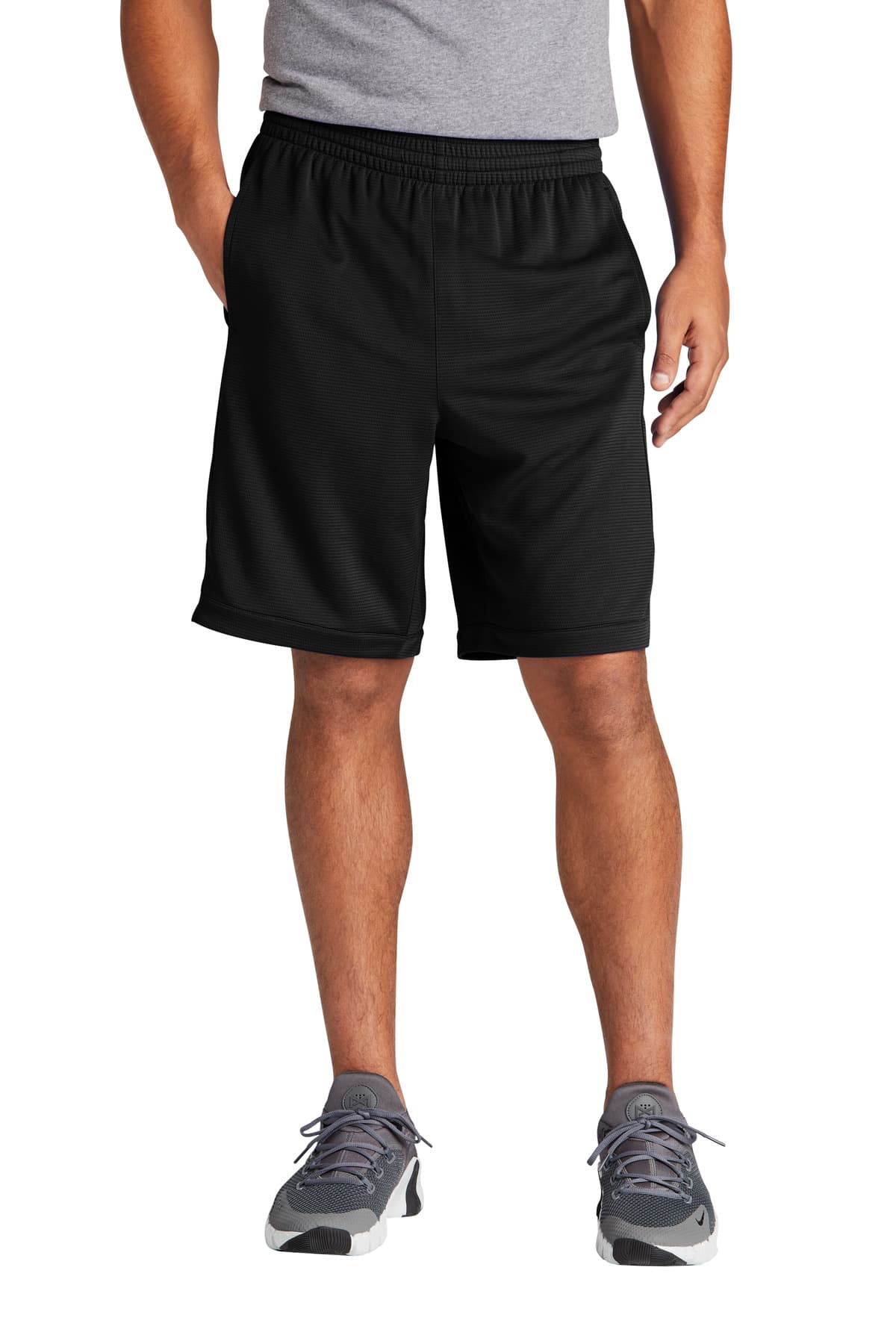 Sport-Tek Sport-Tek PosiCharge Position Short with Pockets ST575 in Black