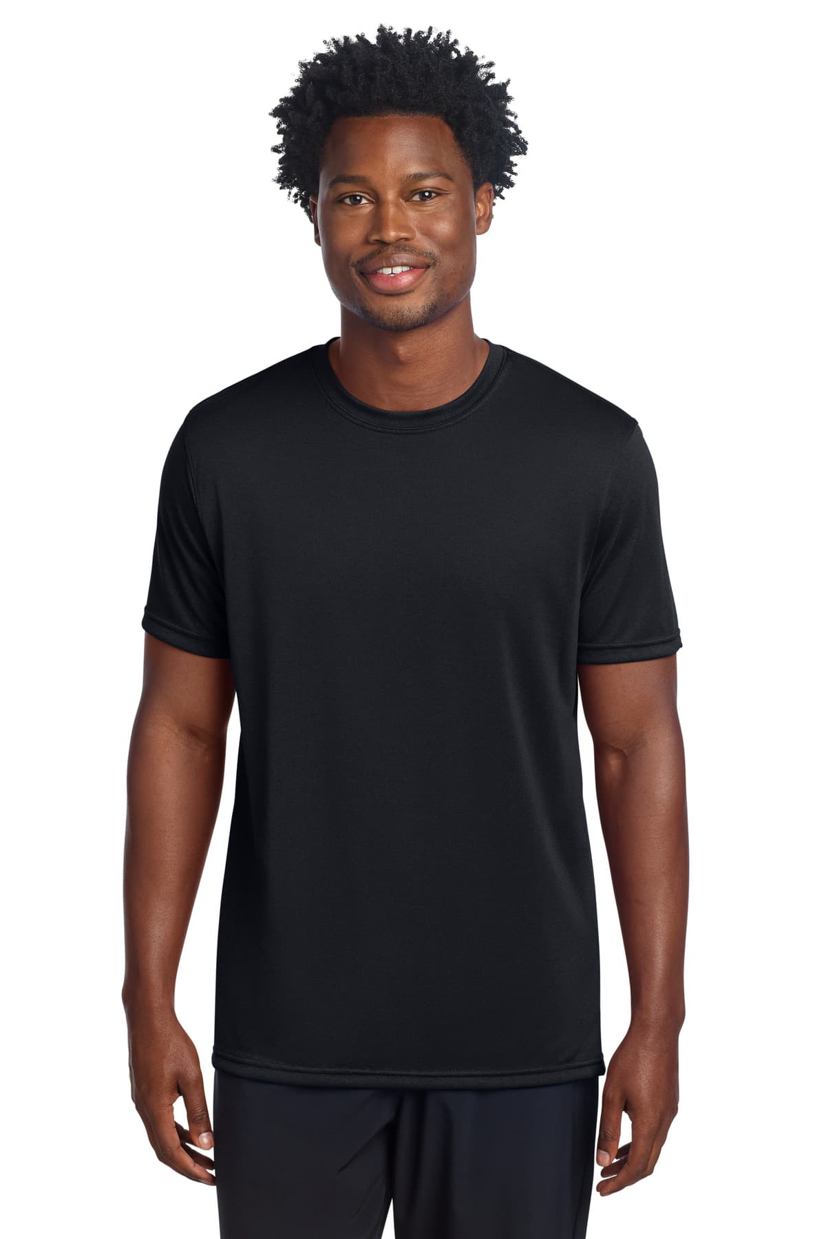 Sport-Tek Sport-Tek Echo Tee ST760 in Black