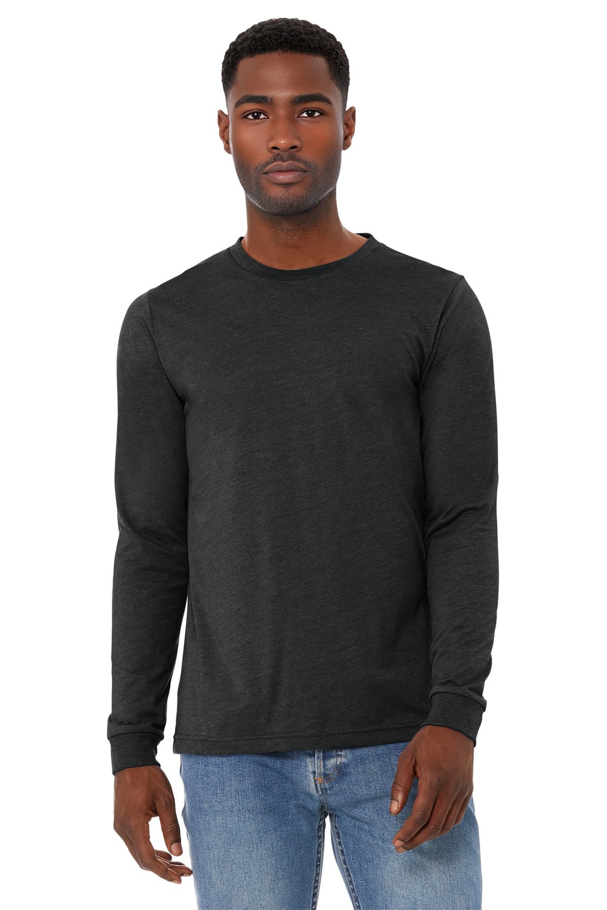 Bella + Canvas BELLA+CANVAS Unisex Heather CVC Long Sleeve Tee BC3501CVC