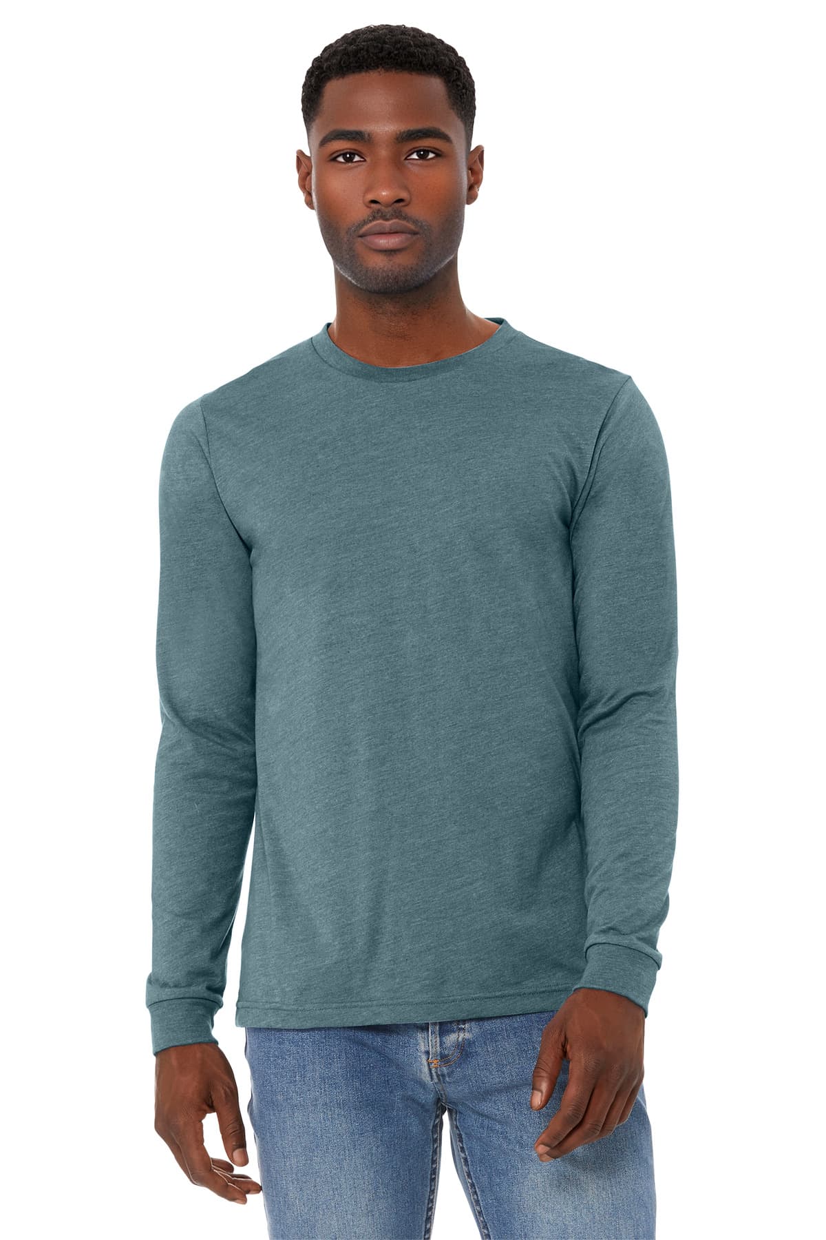 Bella + Canvas BELLA+CANVAS Unisex Heather CVC Long Sleeve Tee BC3501CVC
