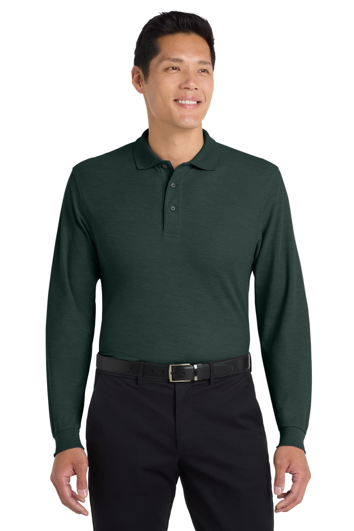 Port Authority Port Authority Silk Touch Long Sleeve Polo.  K500LS