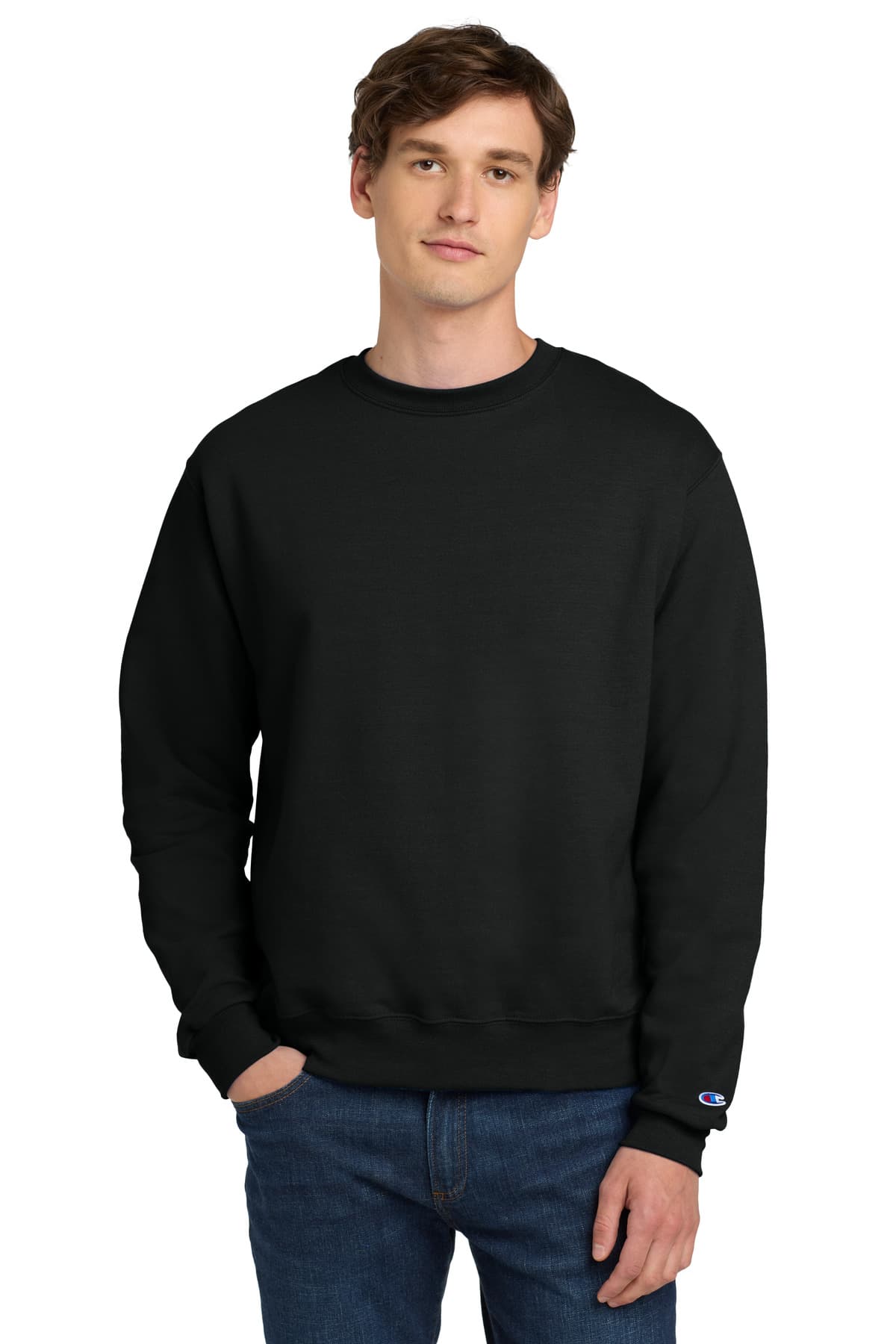 Champion Champion  Powerblend Crewneck Sweatshirt. S6000 in Black