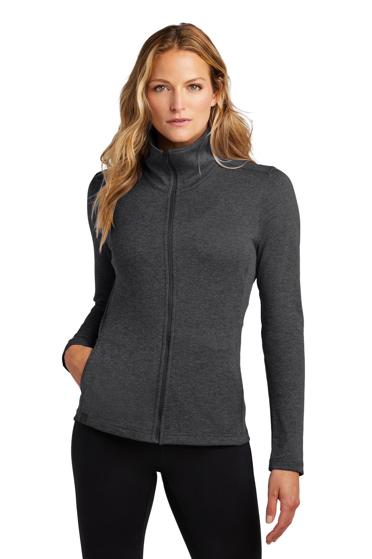 OGIO OGIO Women's Pixel Full-Zip. LOG203 in Blacktop