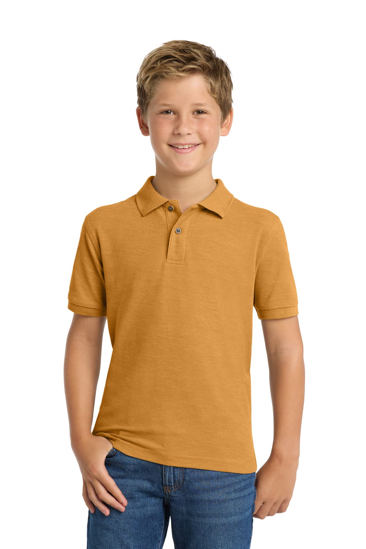Port Authority Port Authority Youth Silk Touch Polo.  Y500