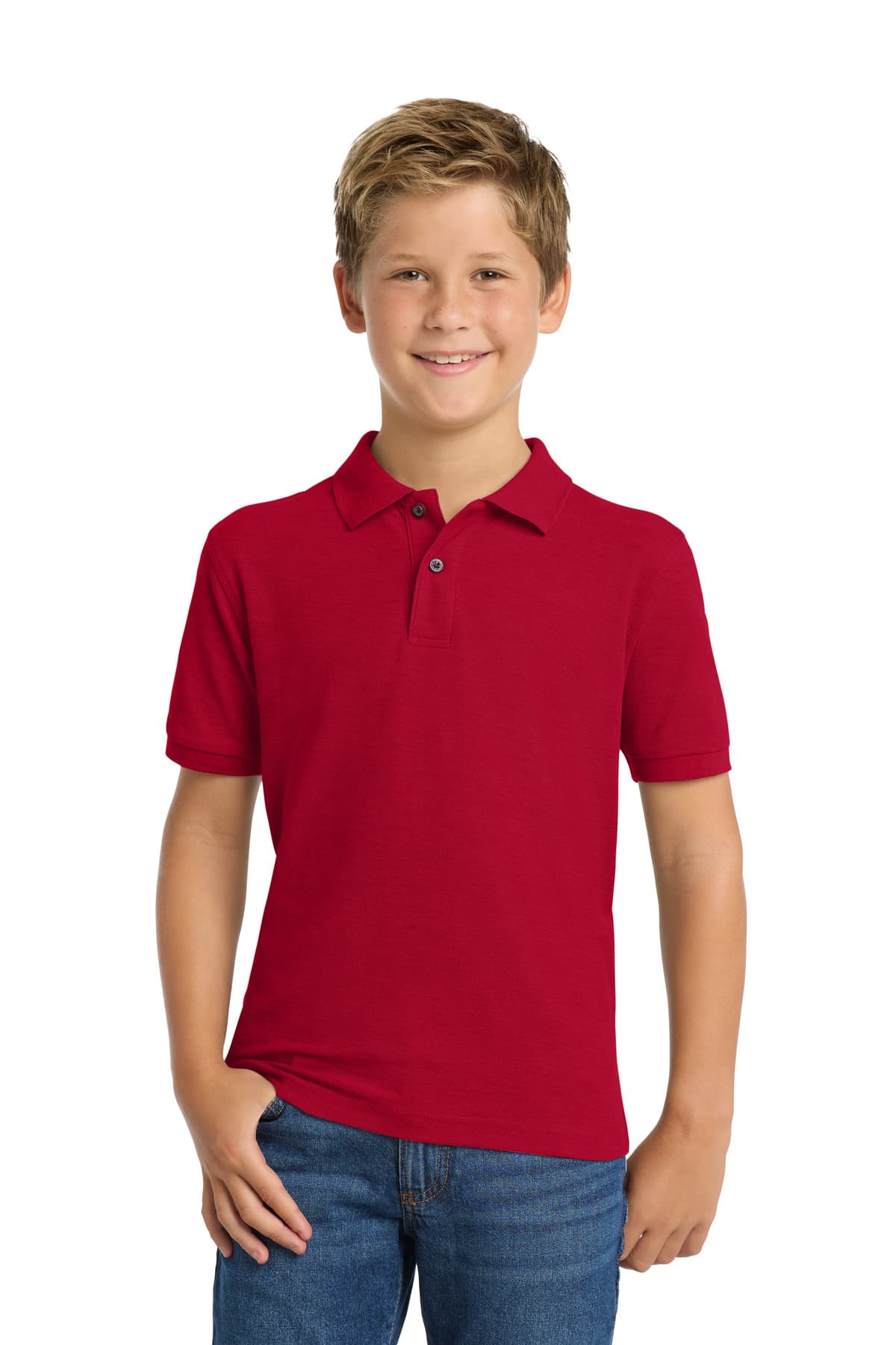 Port Authority Port Authority Youth Silk Touch Polo.  Y500