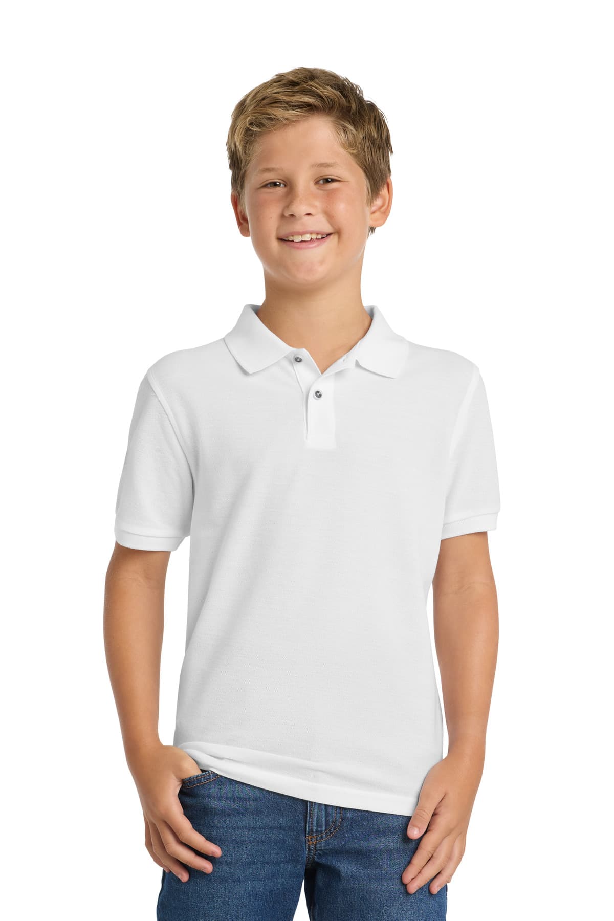 Port Authority Port Authority Youth Silk Touch Polo.  Y500