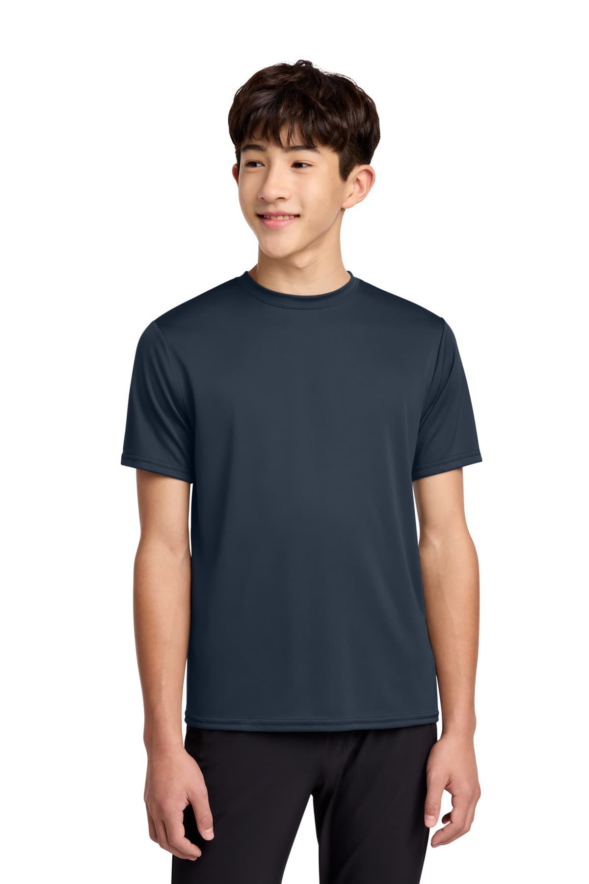 Port & Company Port & Co Youth Performance Tee. PC380Y in Deep Navy