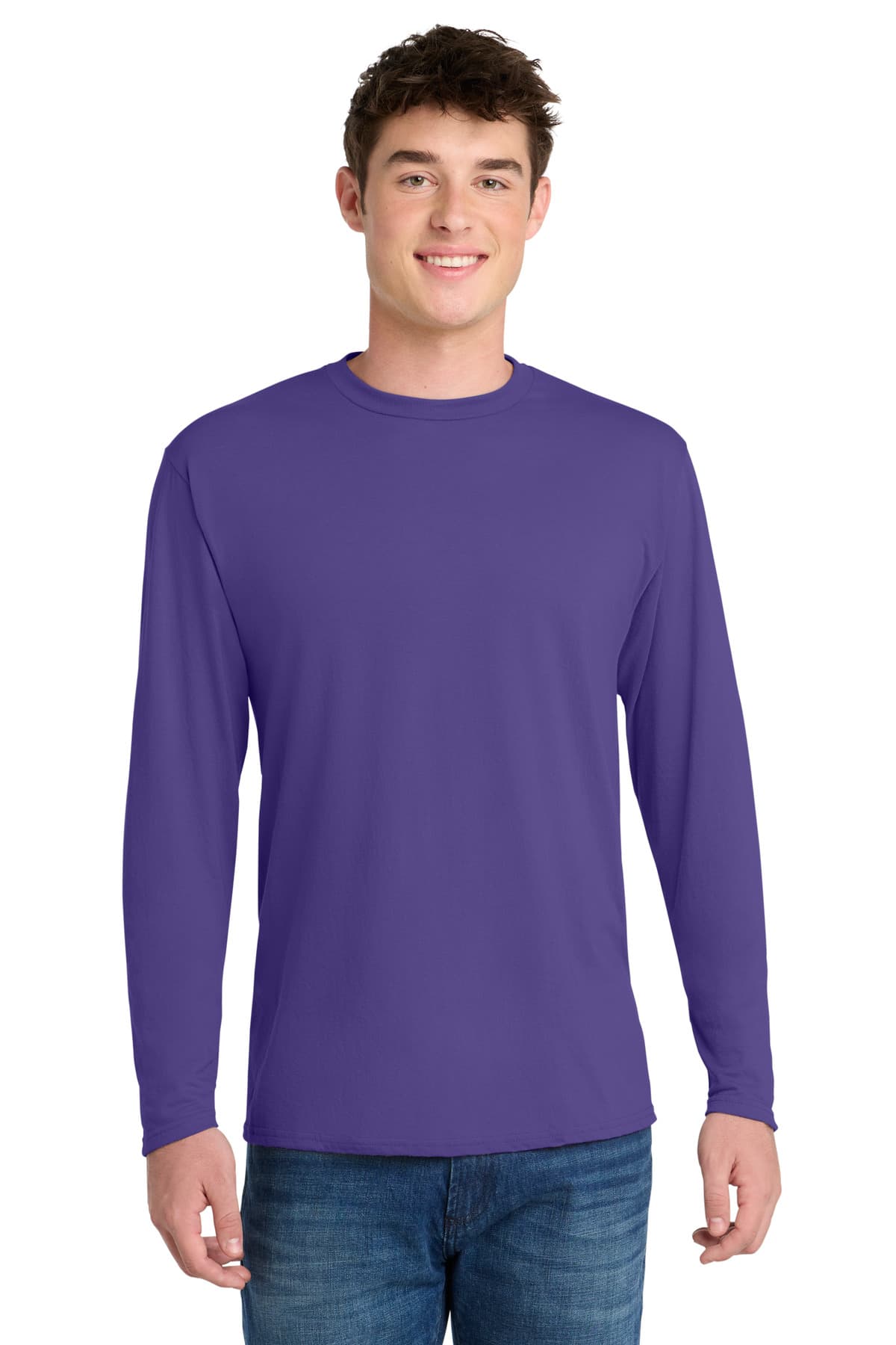 Port & Company Port & Co Long Sleeve Performance Blend Tee. PC381LS