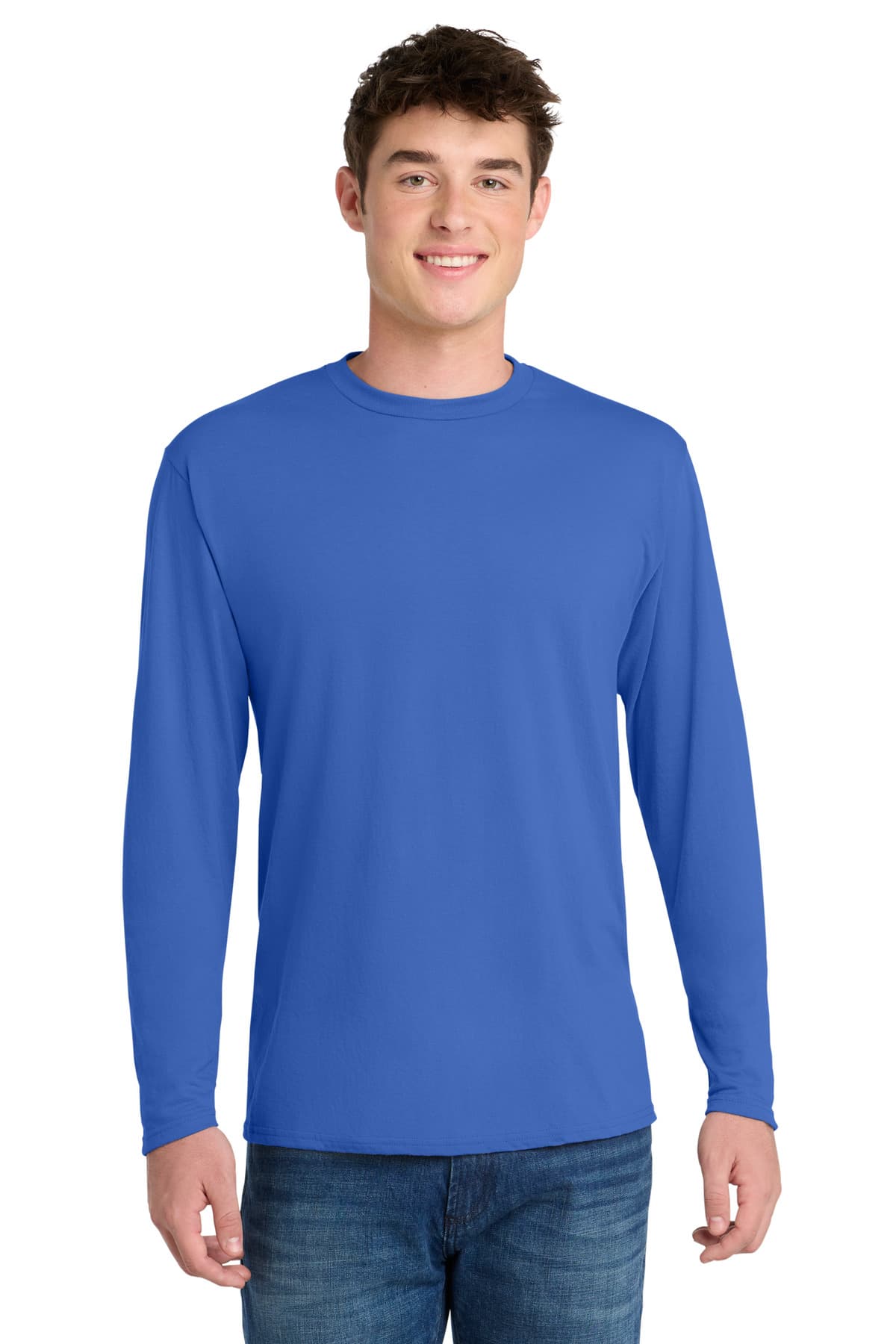 Port & Company Port & Co Long Sleeve Performance Blend Tee. PC381LS