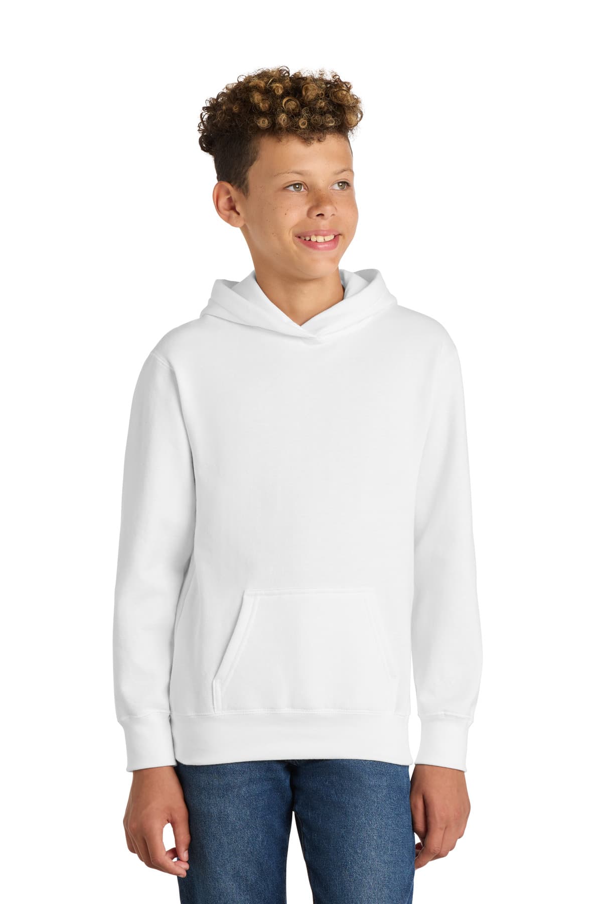 Port & Company Port & Co Youth Fan Favorite Fleece Pullover Hooded Sweatshirt. PC850YH