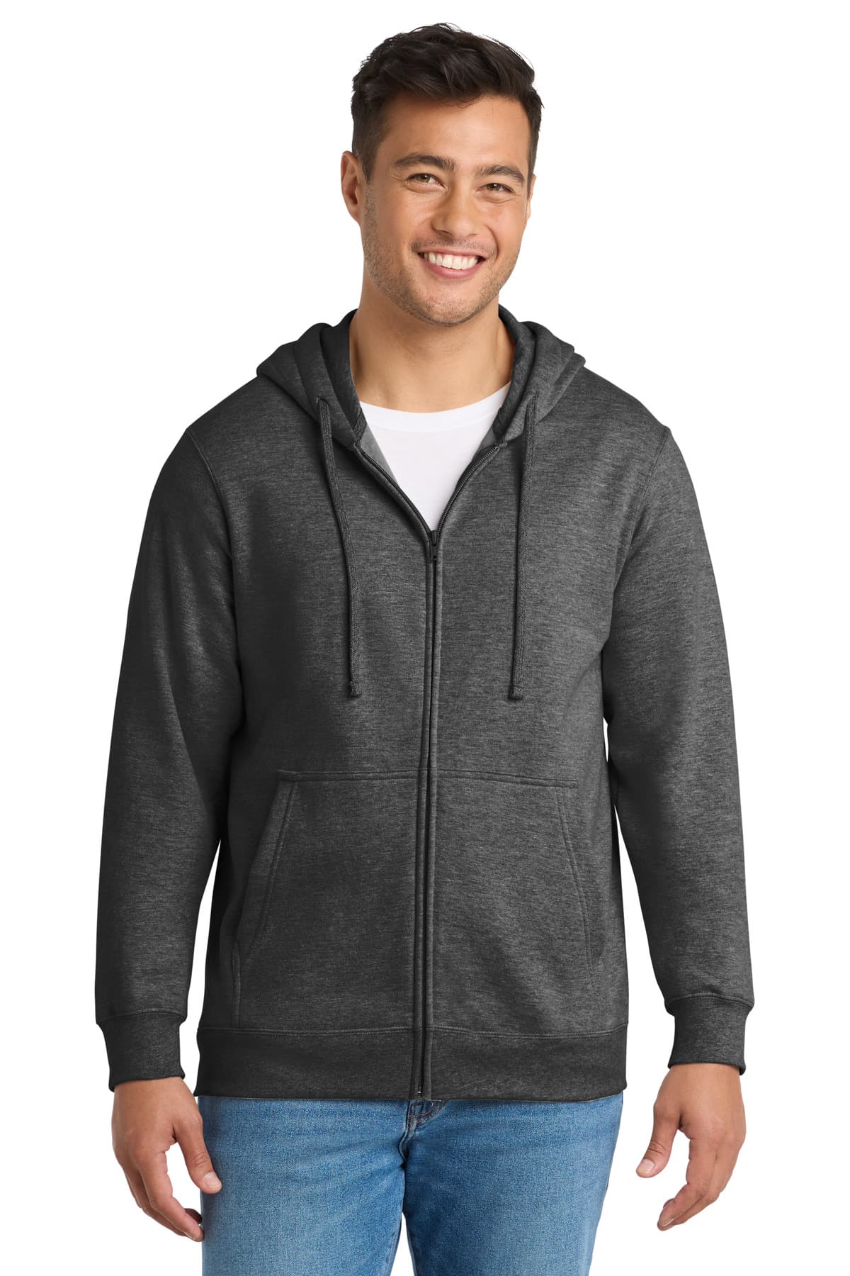 Port & Company Port & Co Fan Favorite Fleece Full-Zip Hooded Sweatshirt. PC850ZH