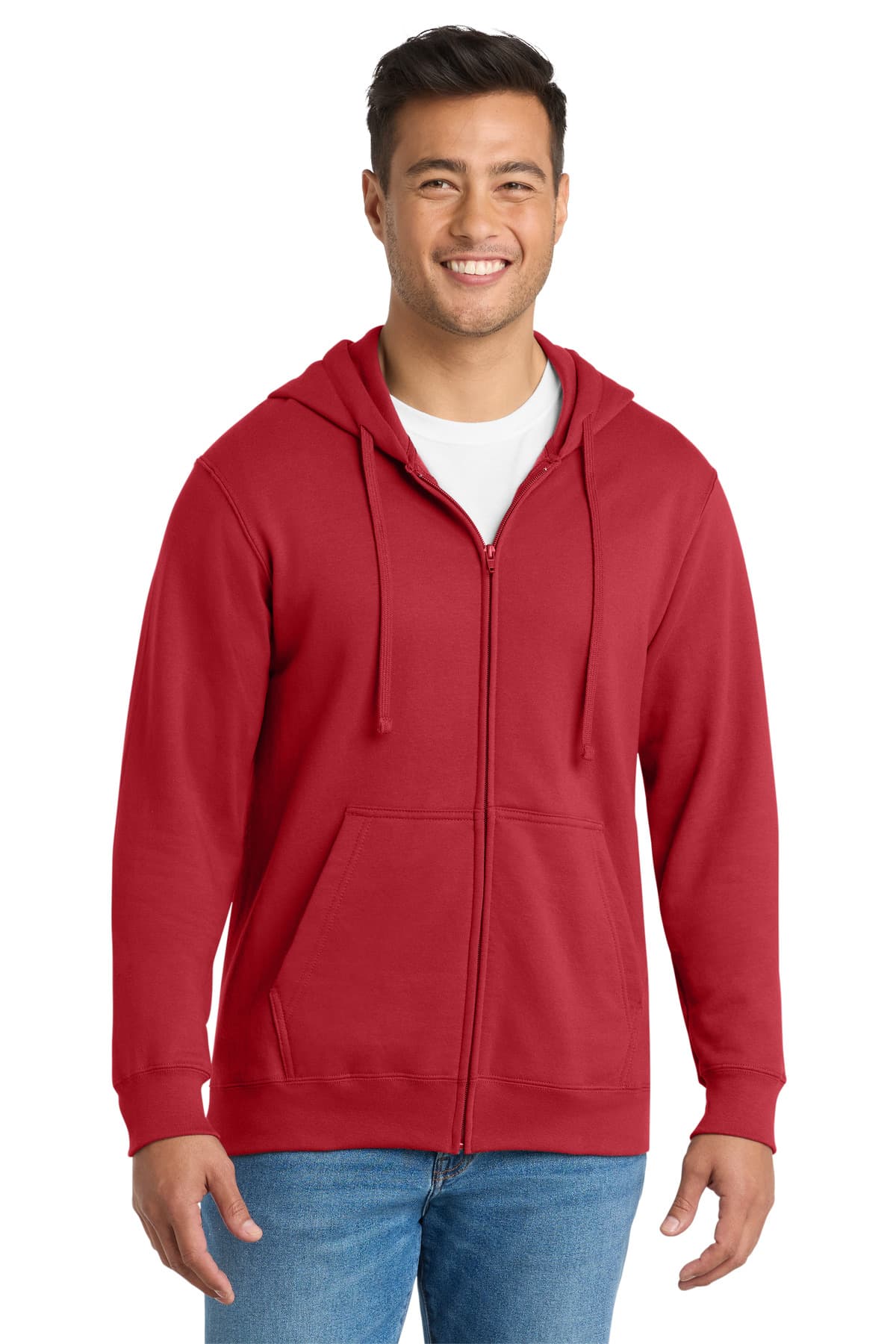 Port & Company Port & Co Fan Favorite Fleece Full-Zip Hooded Sweatshirt. PC850ZH