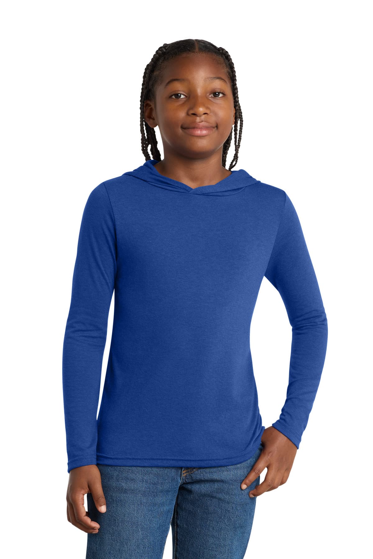 District District  Youth Perfect Tri  Long Sleeve Hoodie DT139Y